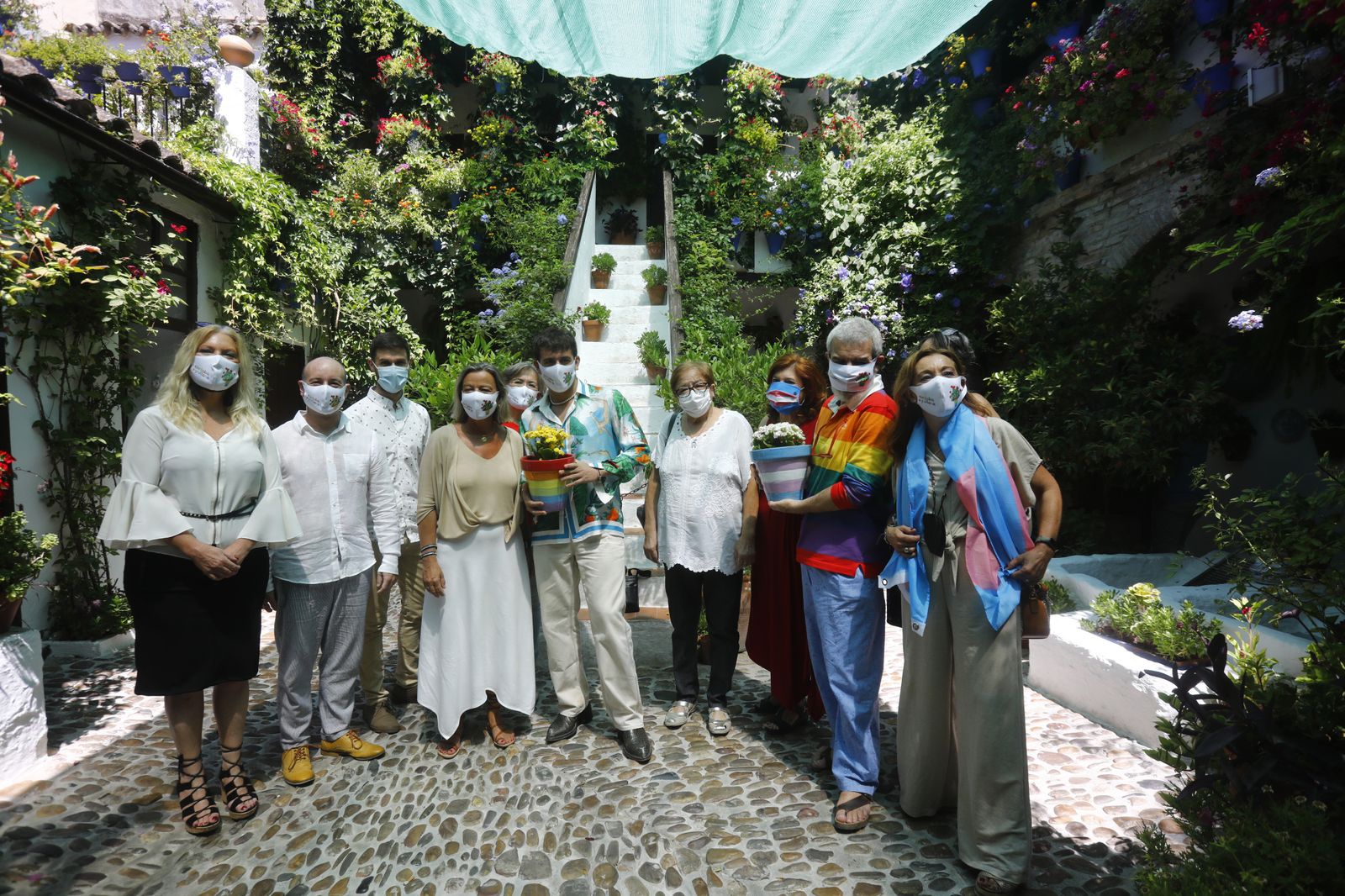 La visita de Lorenzo Caprile y Palomo Spain a los Patios de Córdoba, en imágenes