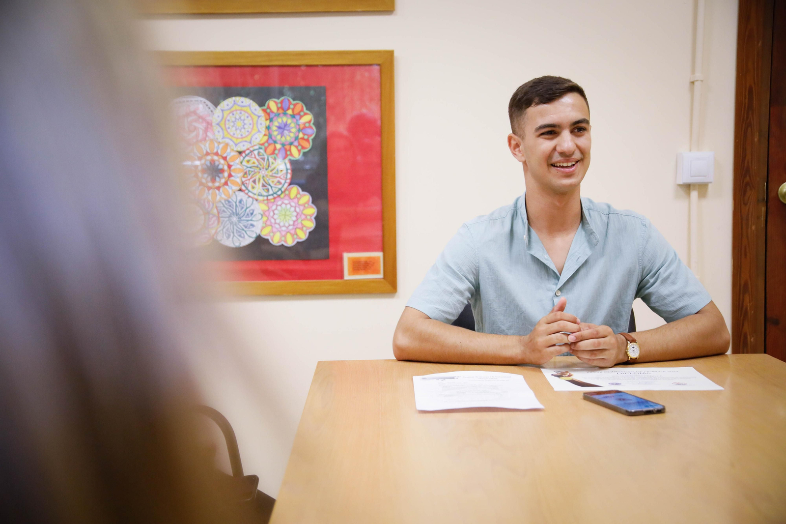 Un alumno del IES Maestro Padilla, máxima nota en la selectividad, en imágenes