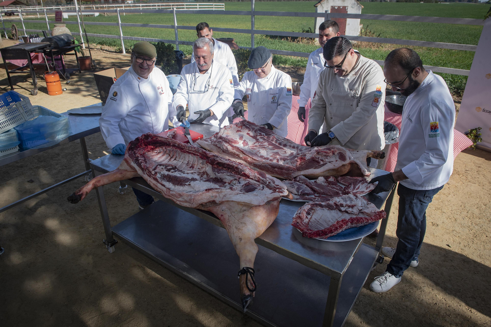 Un día de matanza en una finca sevillana