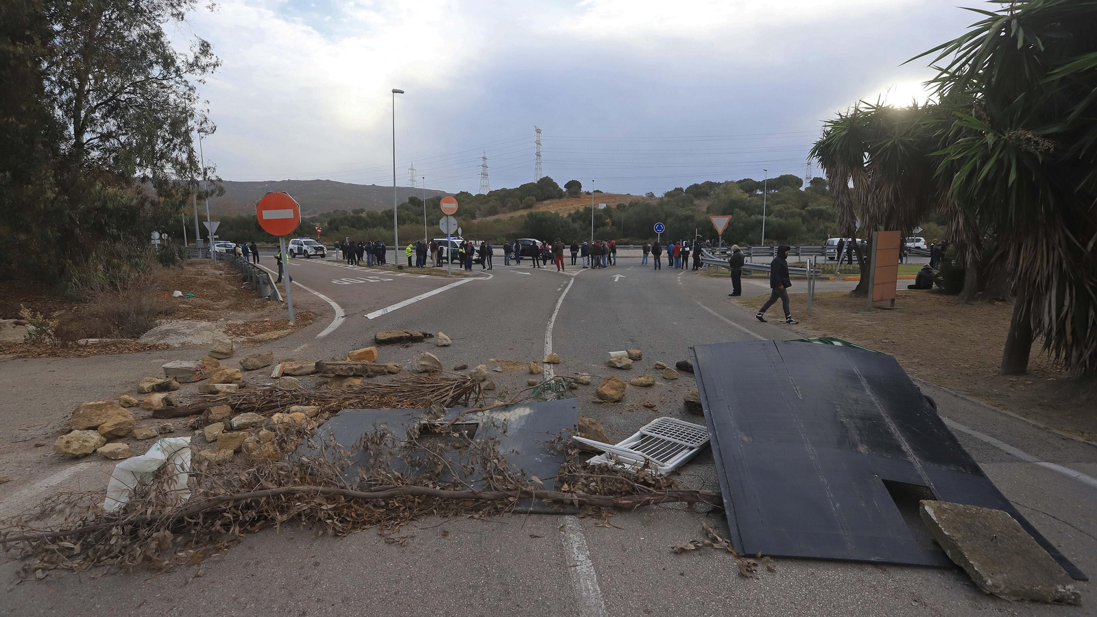 Fotos de la tercera jornada de la huelga del metal en el Campo de Gibraltar