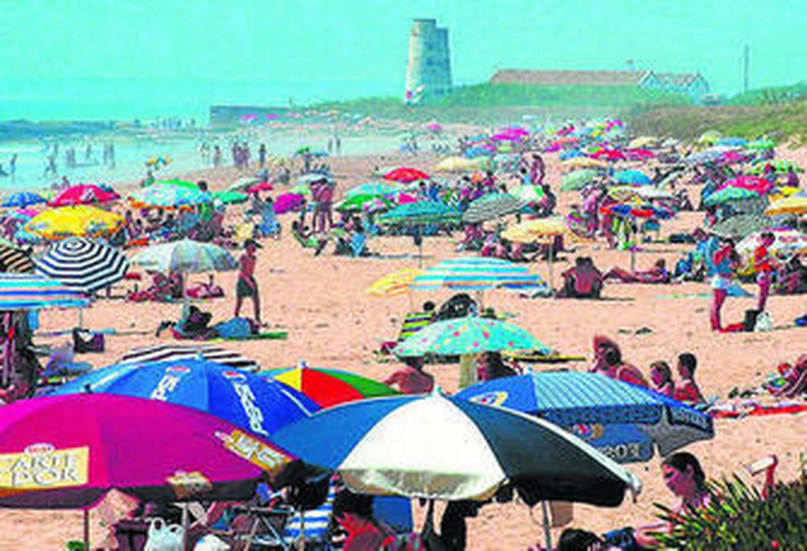 Imagen de archivo de la playa de El Palmar.