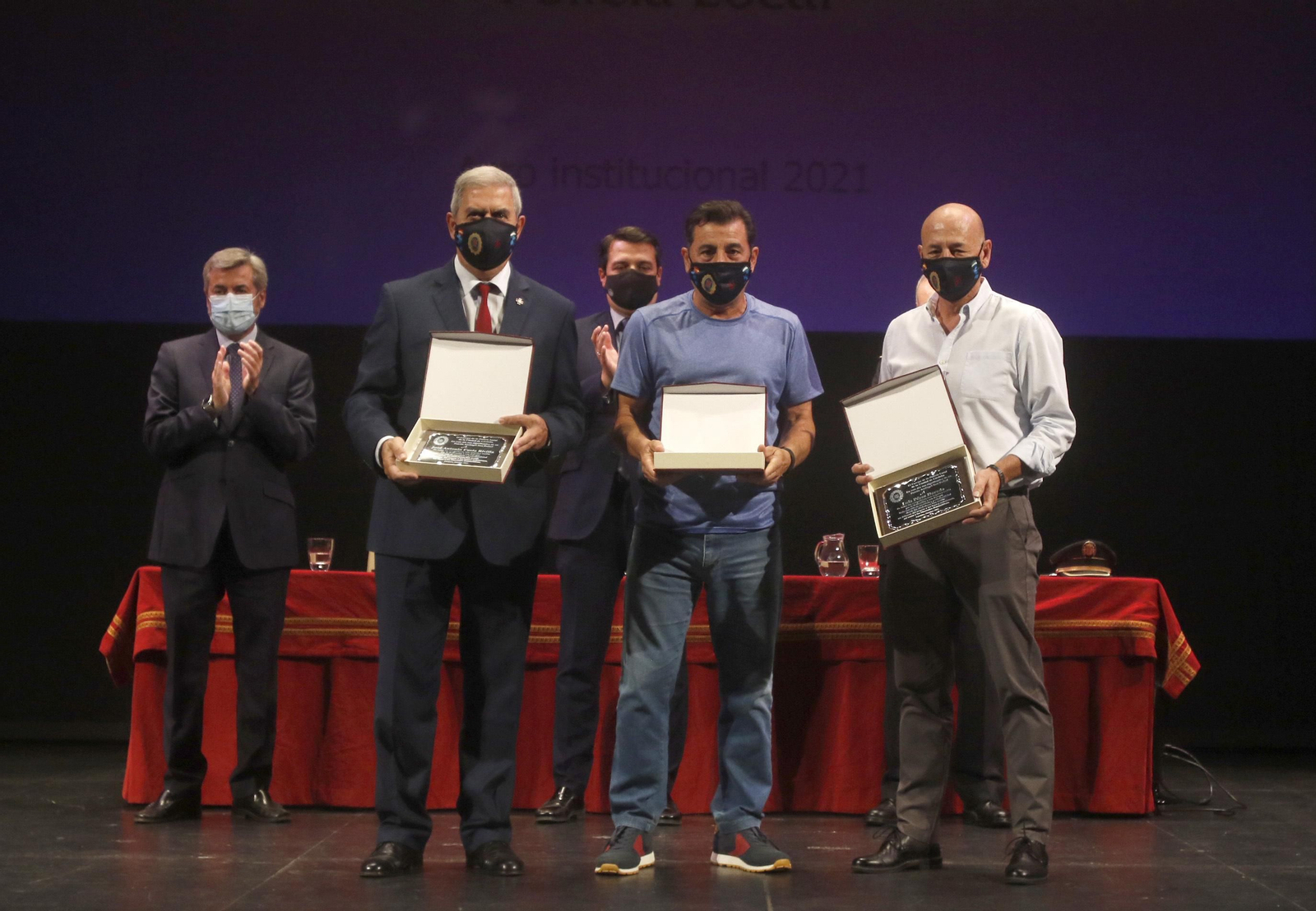 Las fotografías del acto de la Policía Local de Córdoba por el día de San Rafael