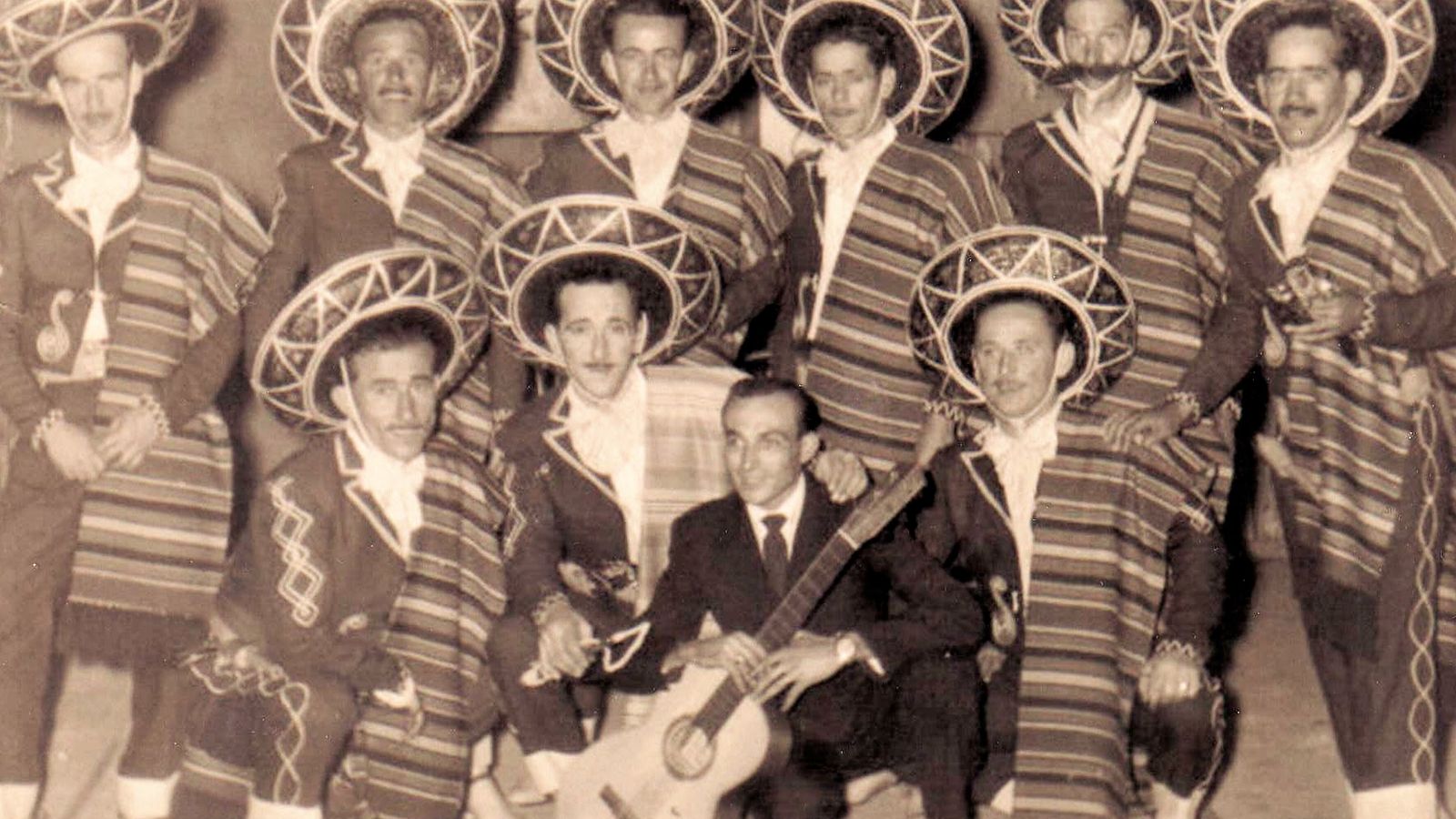 La chirigota 'Los charros mexicanos', primer premio de 1954.