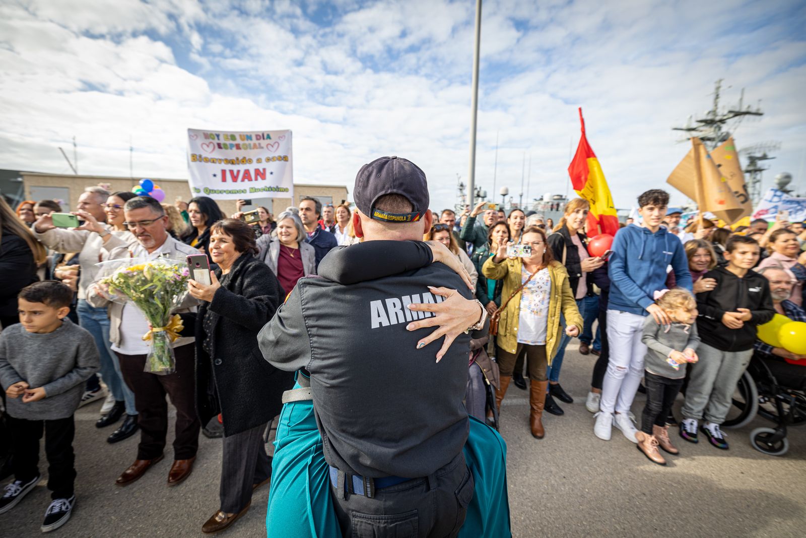 Imágenes del regreso de La fragata 'Numancia' a Rota tras participar en la operación Atalanta