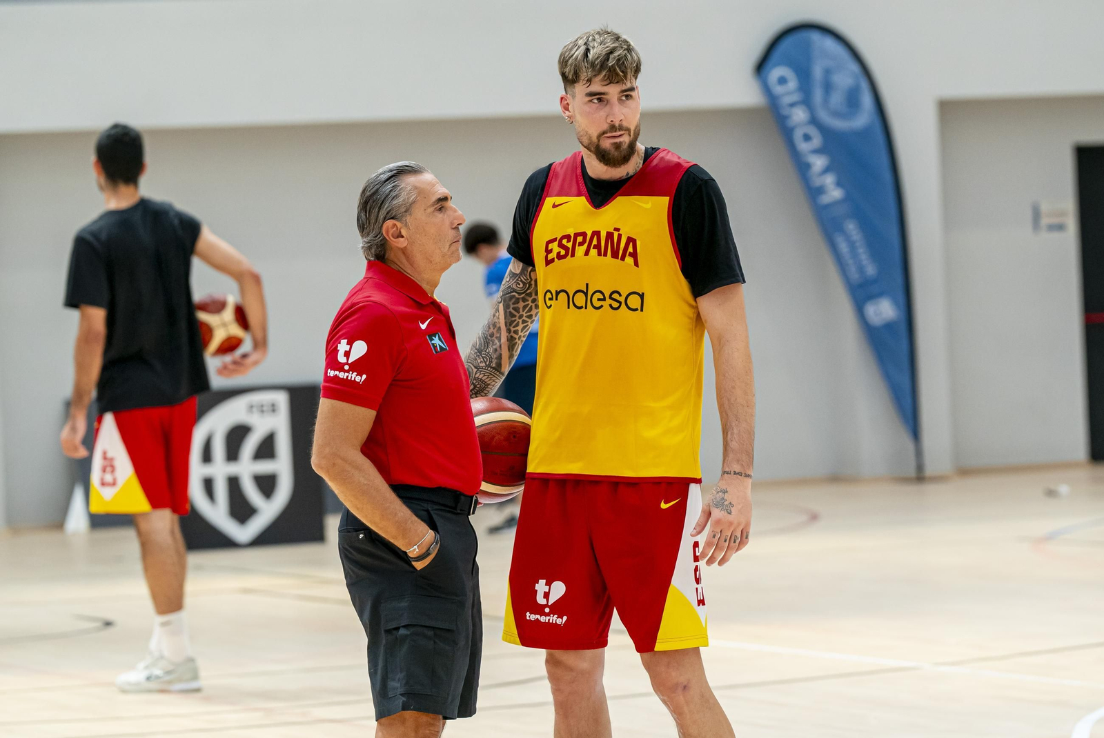 España acaba su trabajo en Madrid antes de venir a Málaga