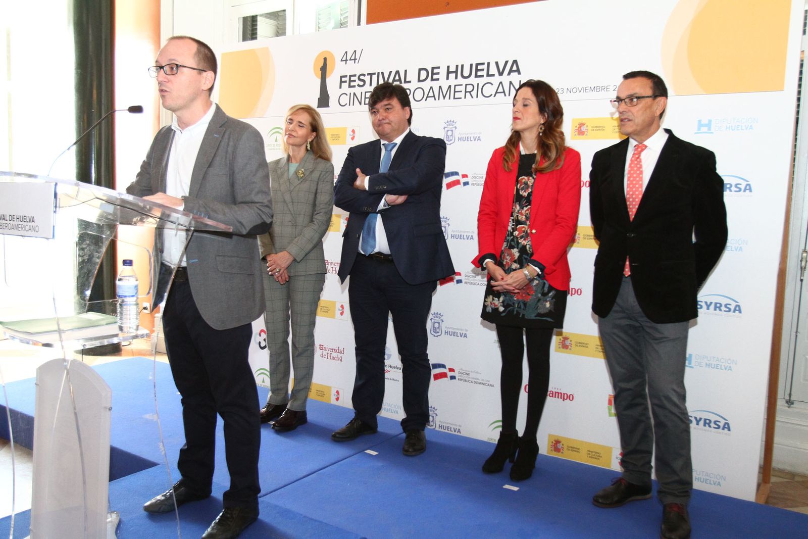 Imágenes de la presentación de la 44 edición del Festival de Huelva Cine Iberoamericano