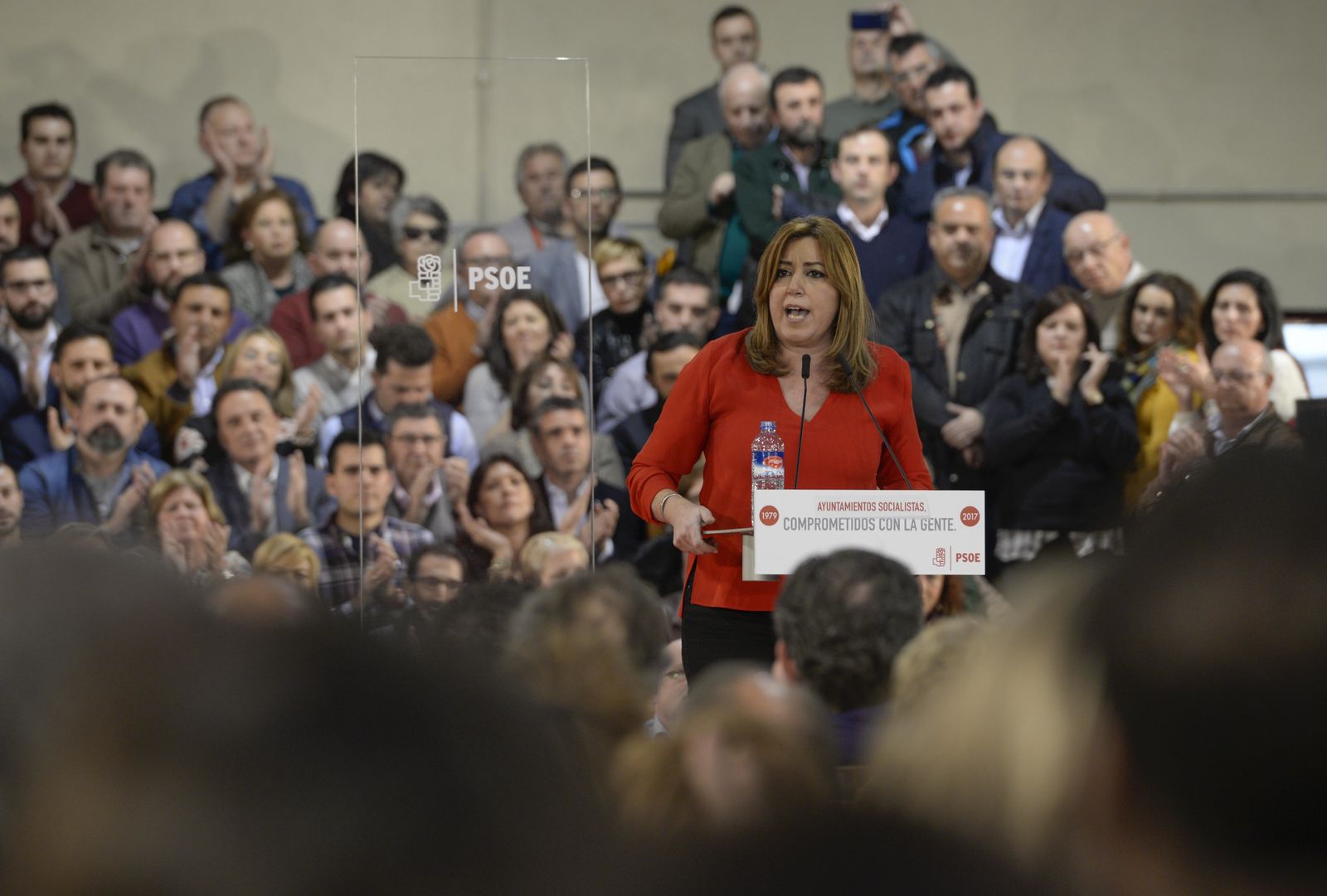 El acto de Susana Díaz con los alcaldes socialistas en Madrid