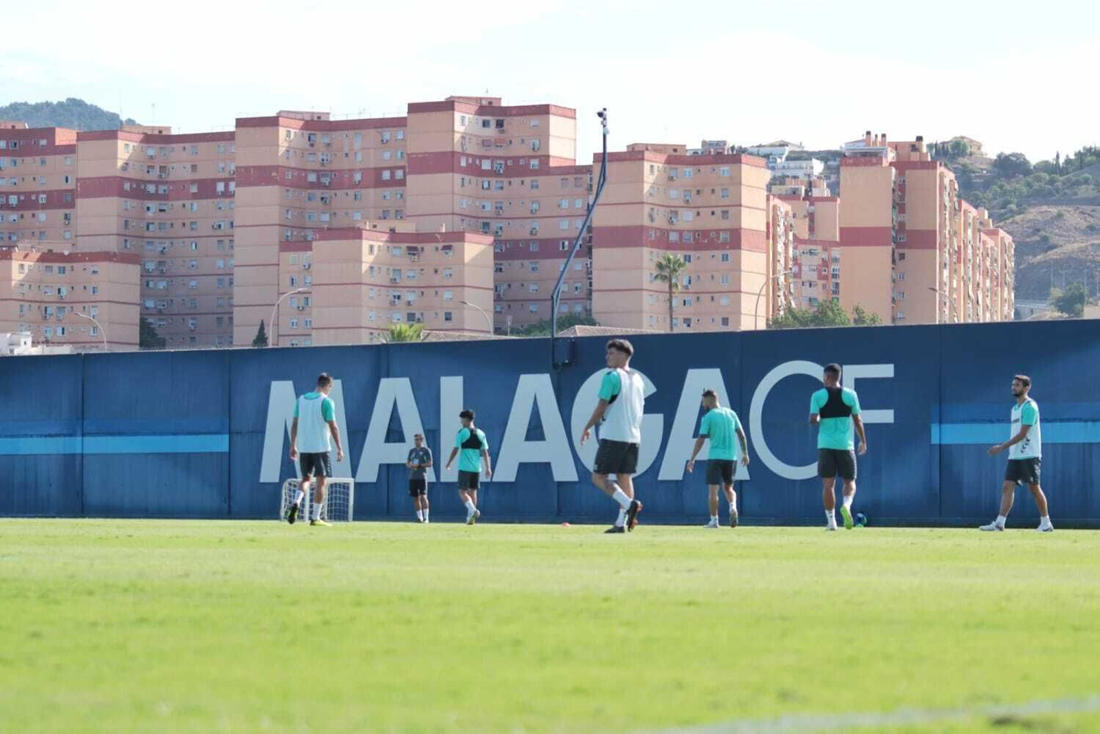 El entrenamiento del Málaga CF, en fotos