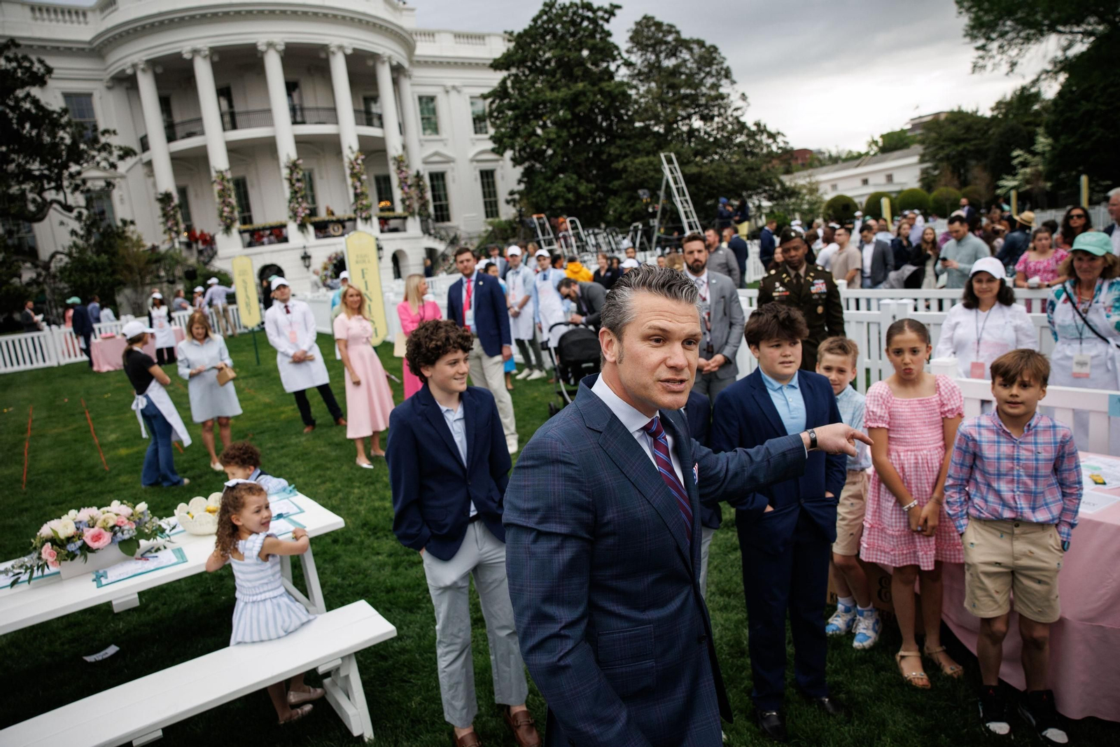 El secretario de Estado de Defensa de EEUU, Pete Hegseth, durante la Pascua en la Casa Blanca. El secretario de Estado de Defensa de EEUU, Pete Hegseth, durante la Pascua en la Casa Blanca.