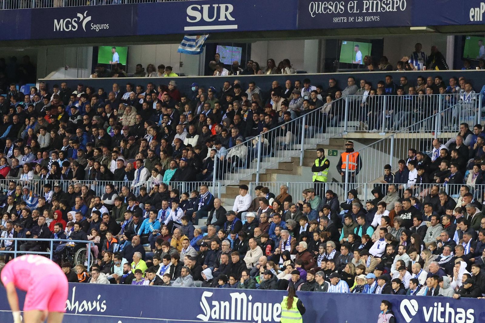 Búscate en las gradas en el Málaga-Deportivo