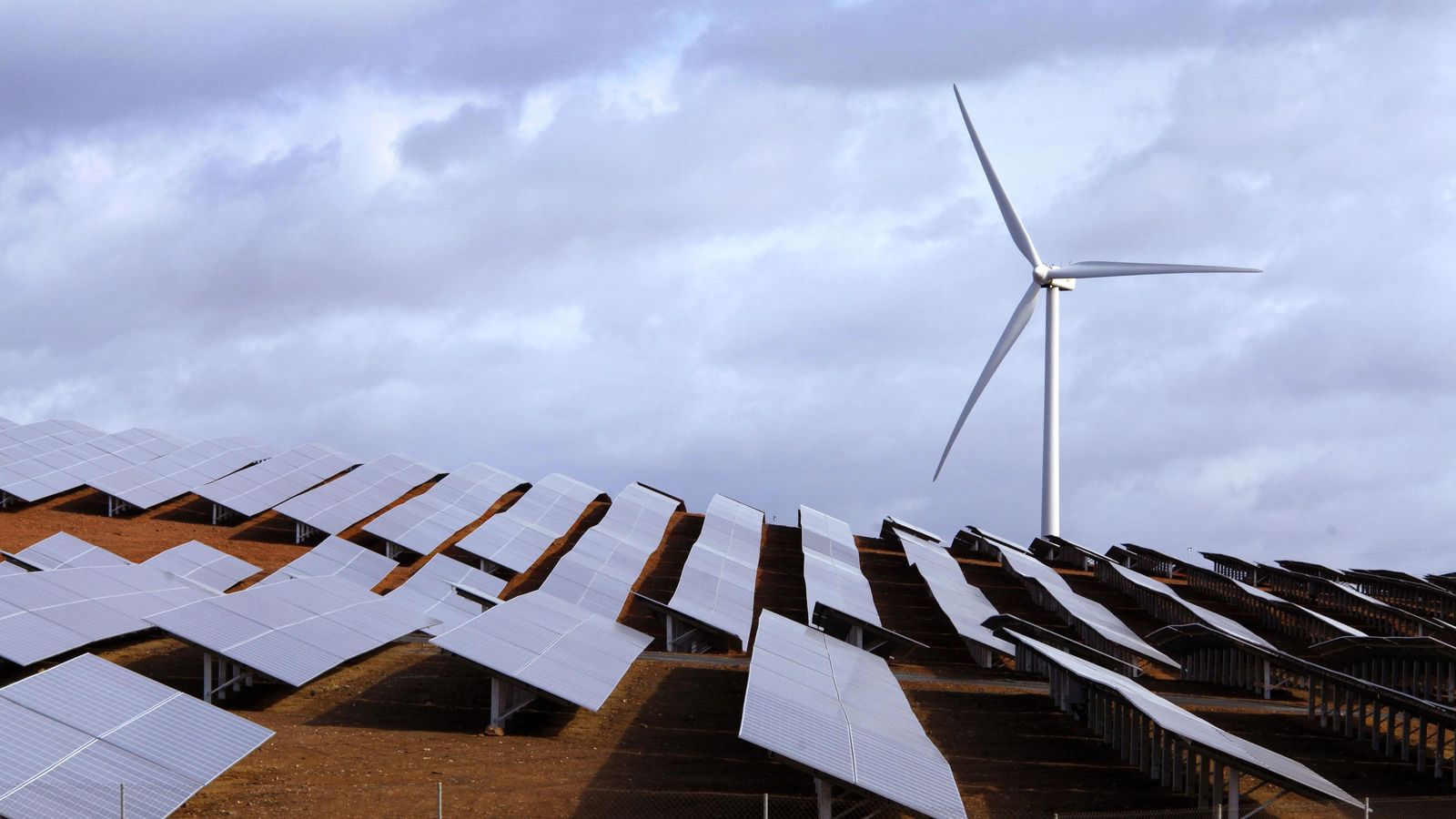 Parque eólico de Andévalo (Huelva).