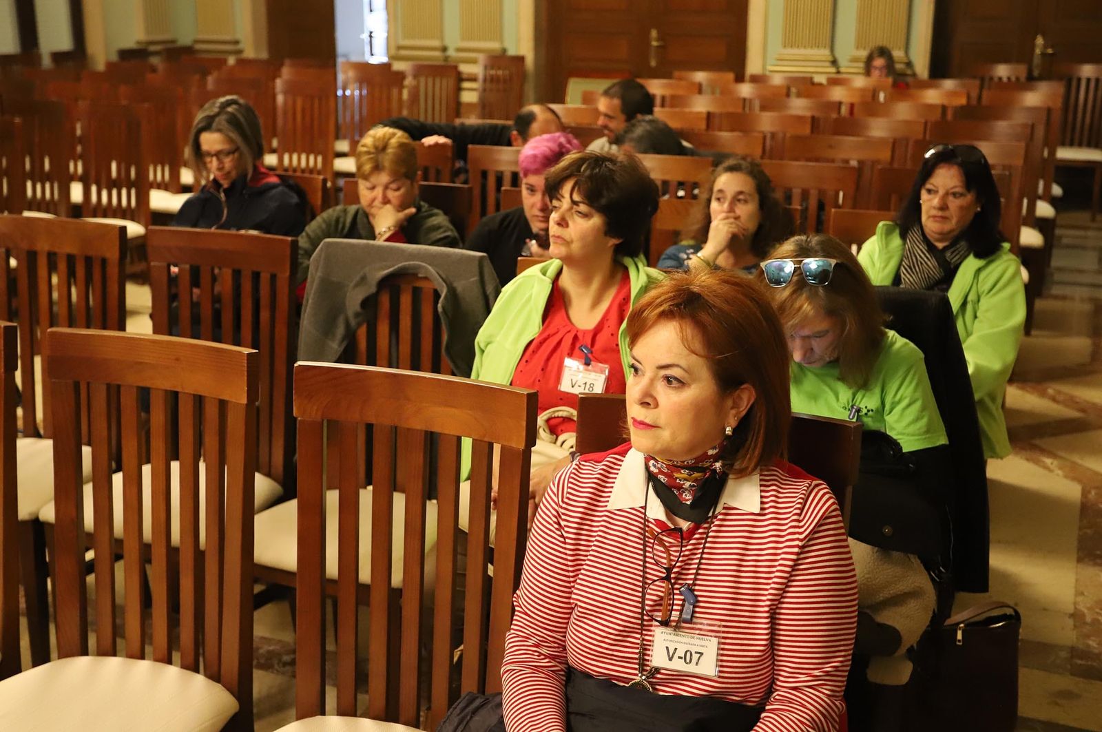 Imágenes del pleno celebrado en el Ayuntamiento de Huelva