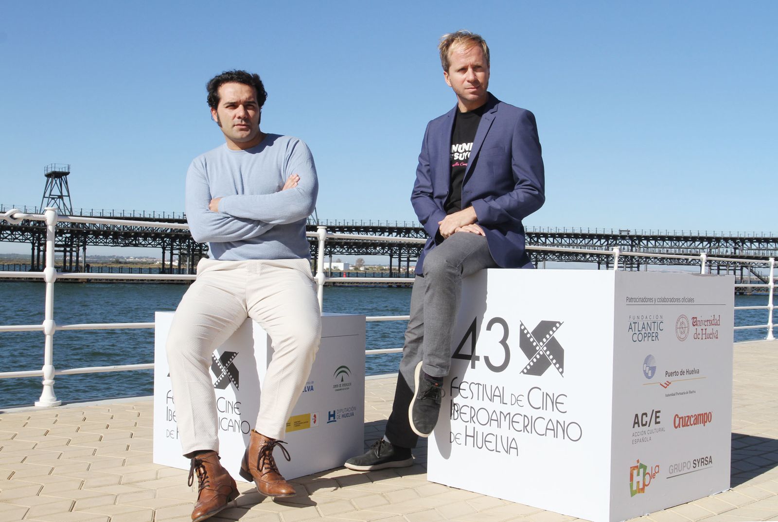 Alfonso Sánchez y Alberto López Premio Luz del Festival de Cine Iberoamericano de Huelva