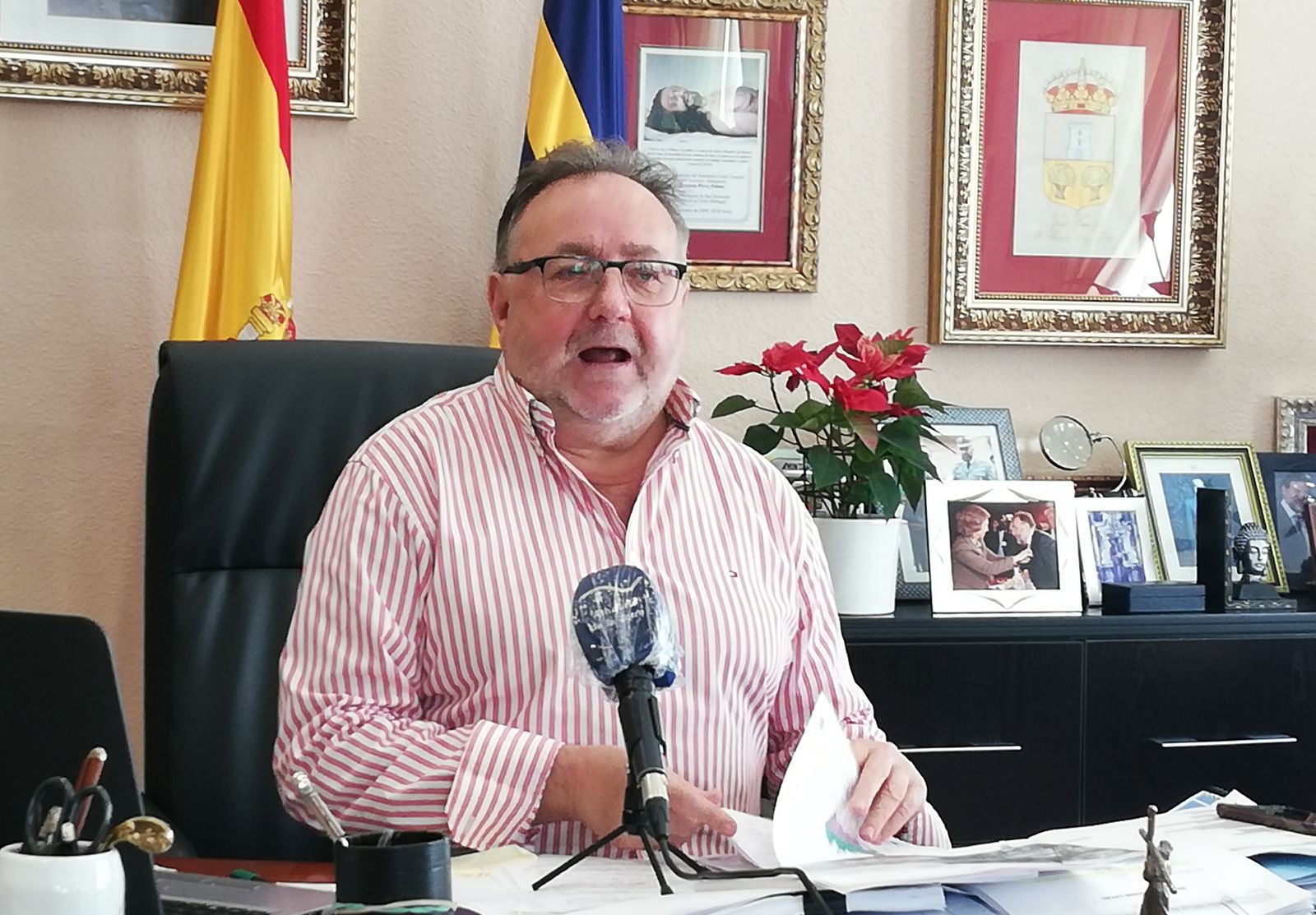 El alcalde de Alhaurín de la Torre, Joaquín Villanova.
