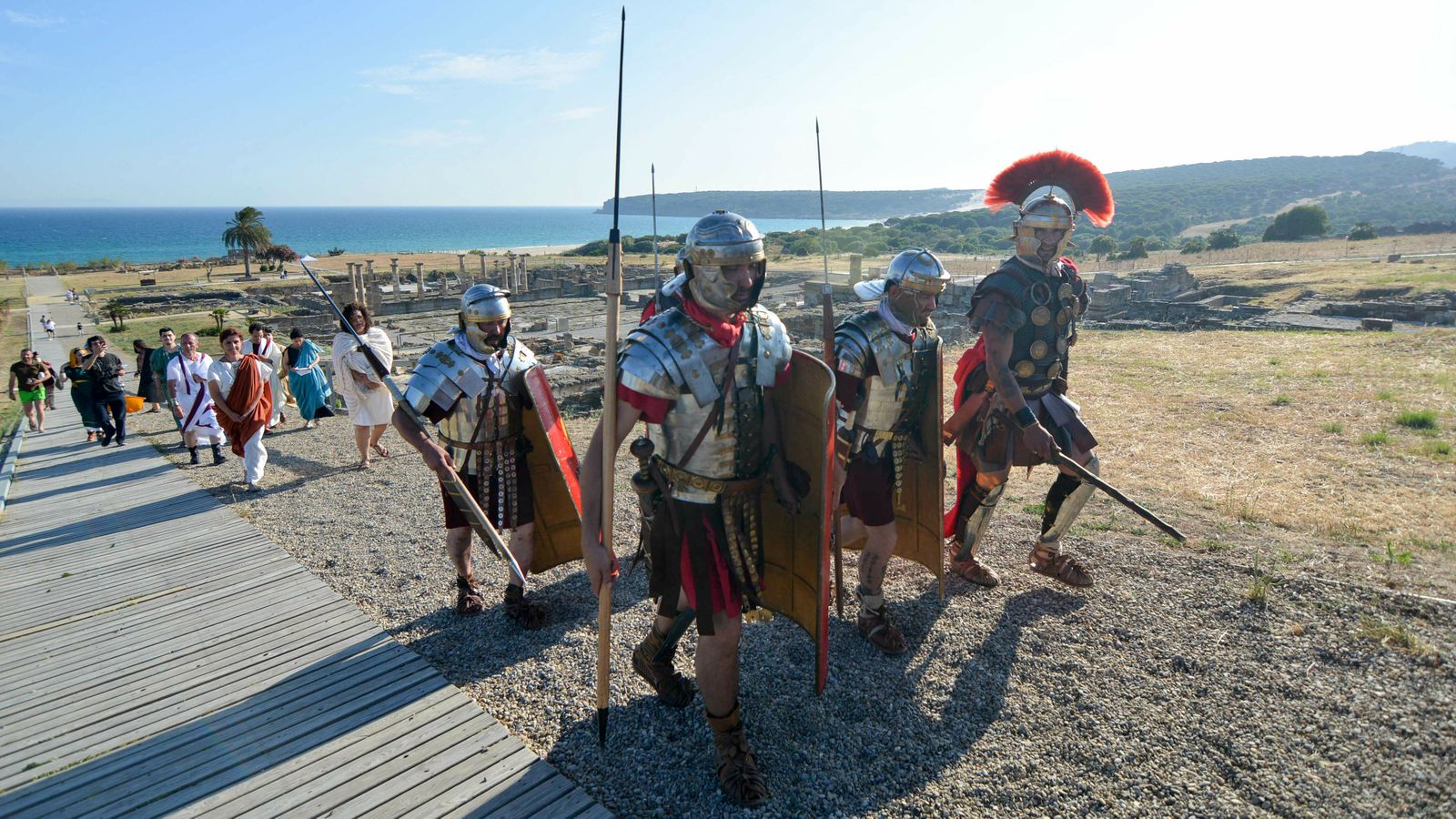 I Jornadas de recreacion historicas  Baelo Romanorum, la Baelo de los romanos.