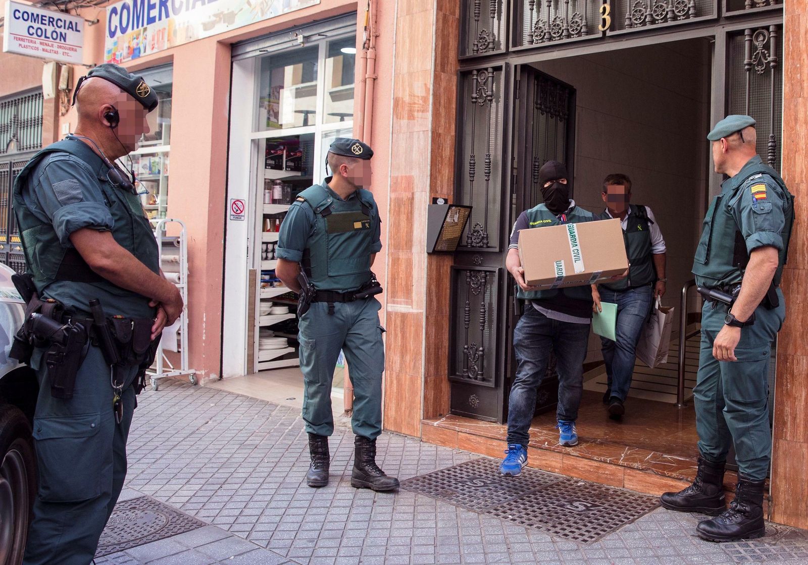 Las fotos de la operación contra el blanqueo y el narcotráfico