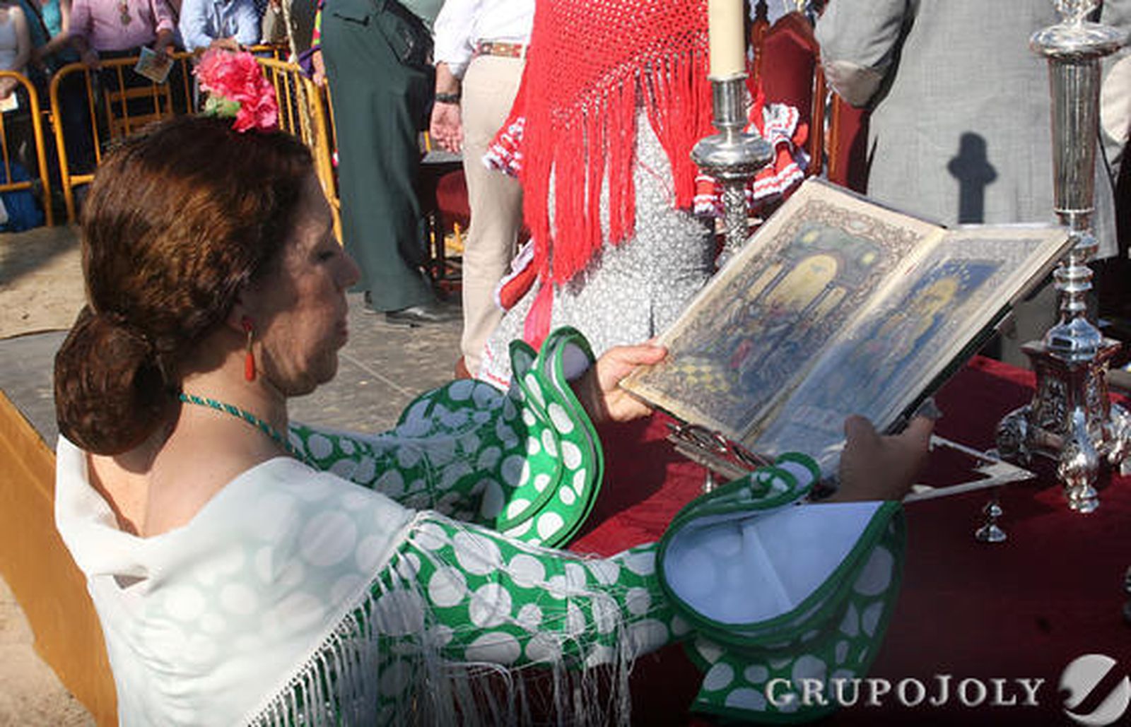 Las imágenes de la misa de romeros