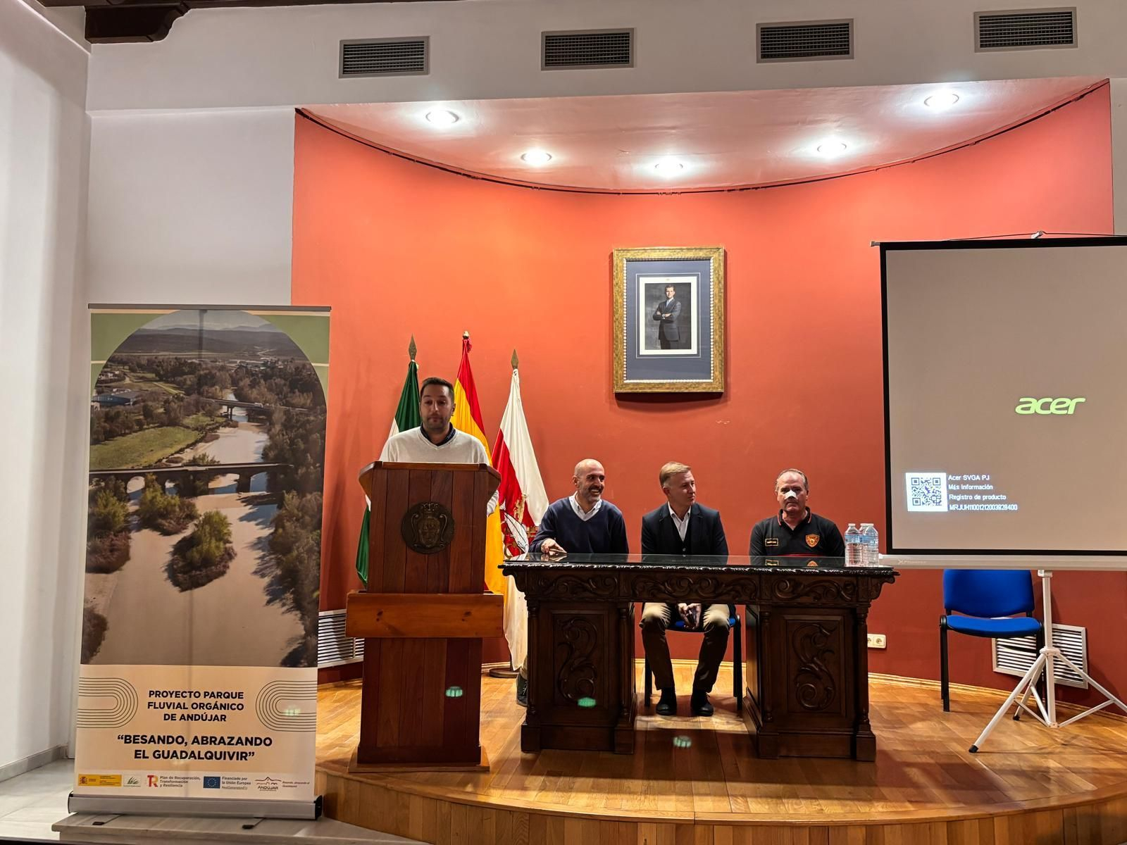 Inauguración de la jornada de prevención de inundaciones en Andújar