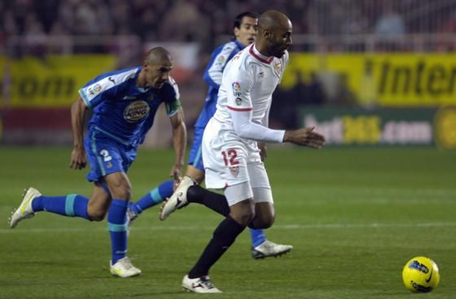 El Sevilla gana con autoridad al Getafe en el Sánchez Pizjuán. / Manuel Gómez