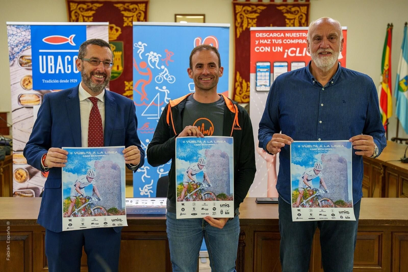 Los participantes en la II Vuelta a La Línea MTB