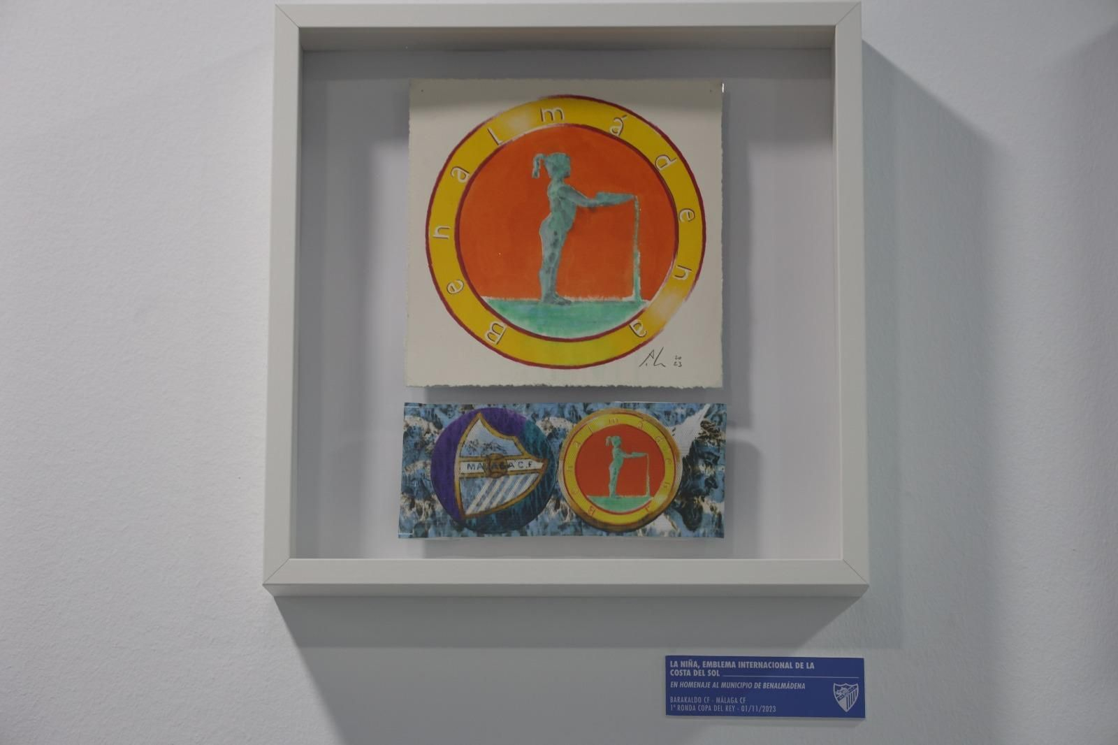 Brazaletes obras de arte del Málaga CF para la provincia