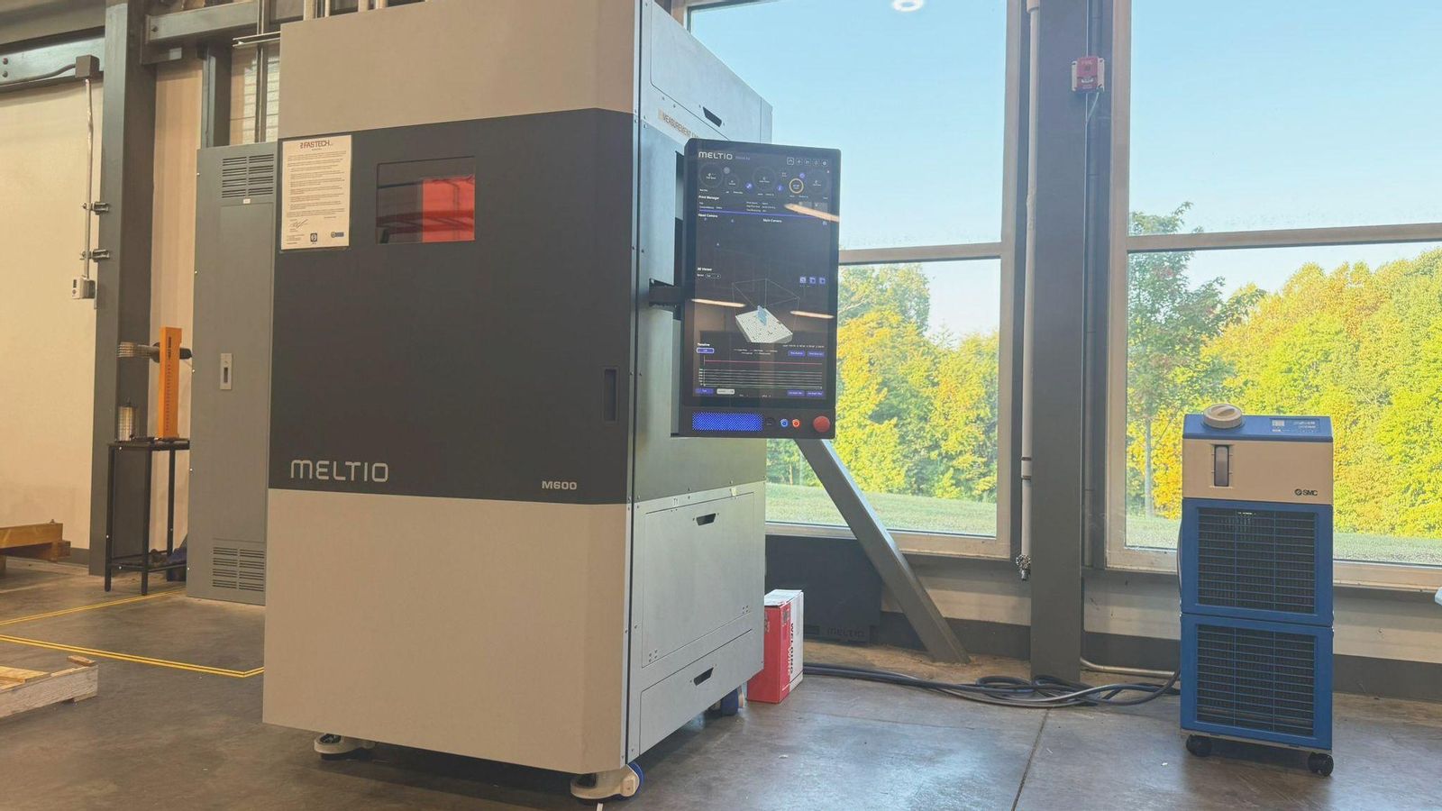 Interior de las instalaciones de Meltio.