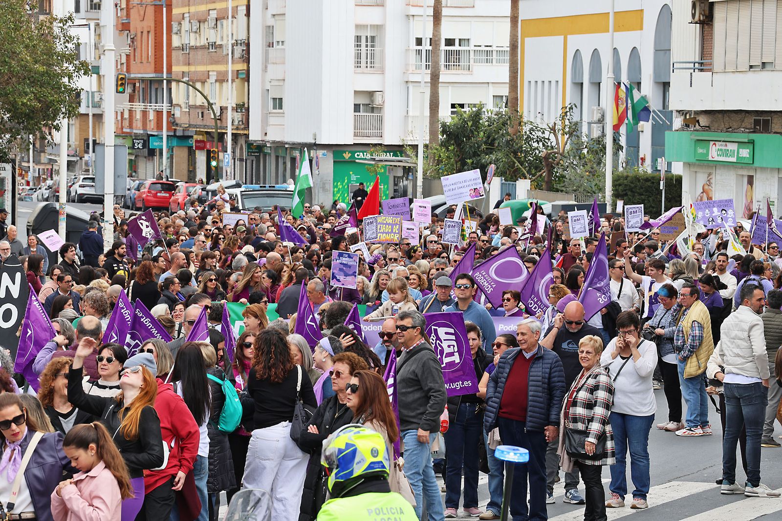 8M: Las fotografías de la manifestación del Día de la Mujer
