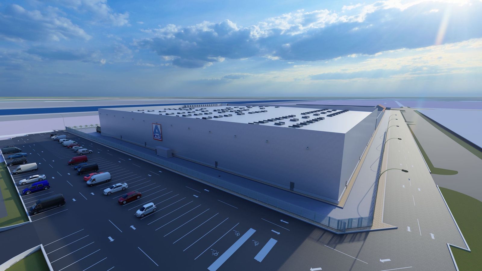 Plataforma logística de Aldi en Dos Hermanas