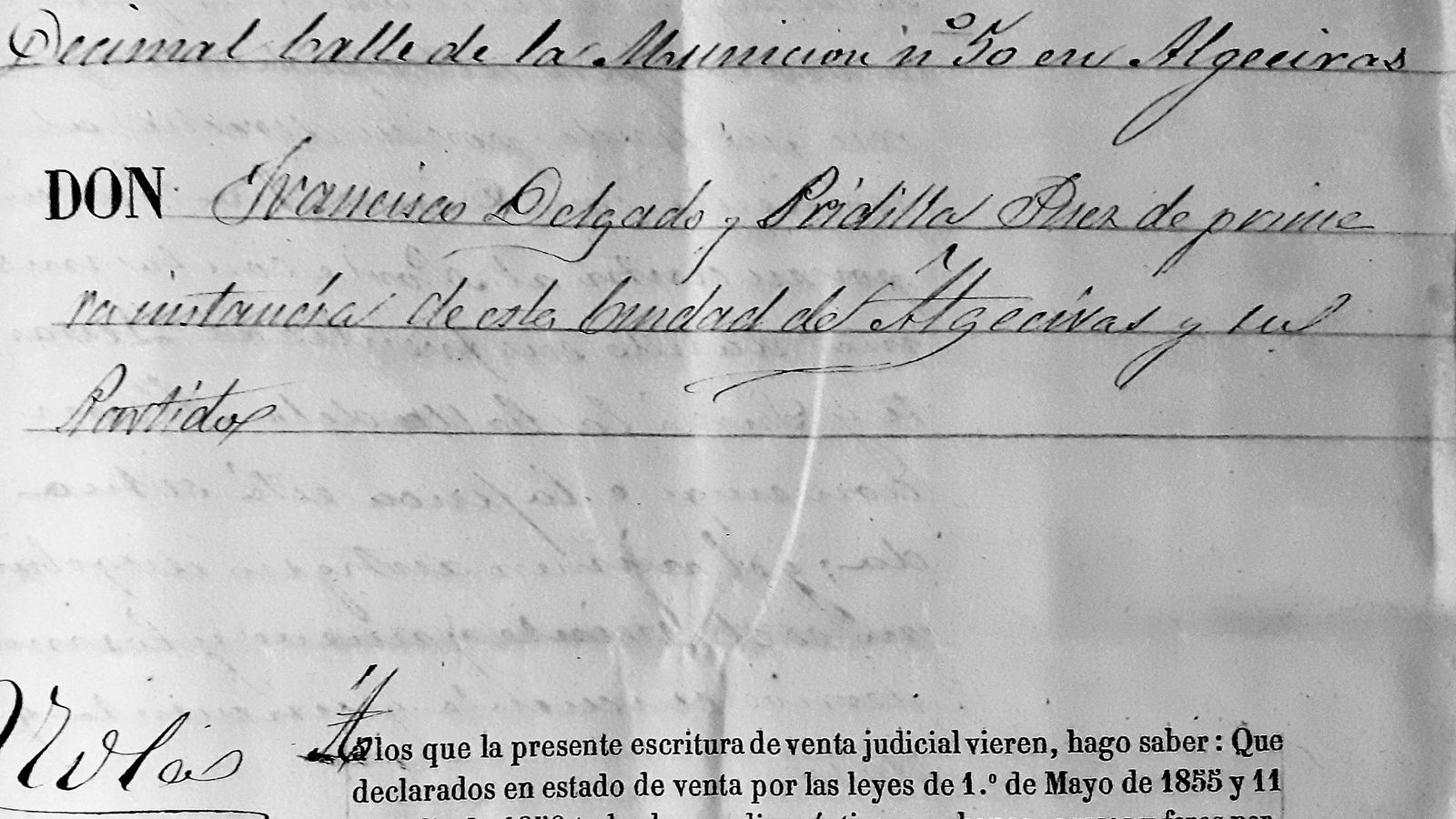 Cilla Decimal, sita en calle Munición 50 (1868).
