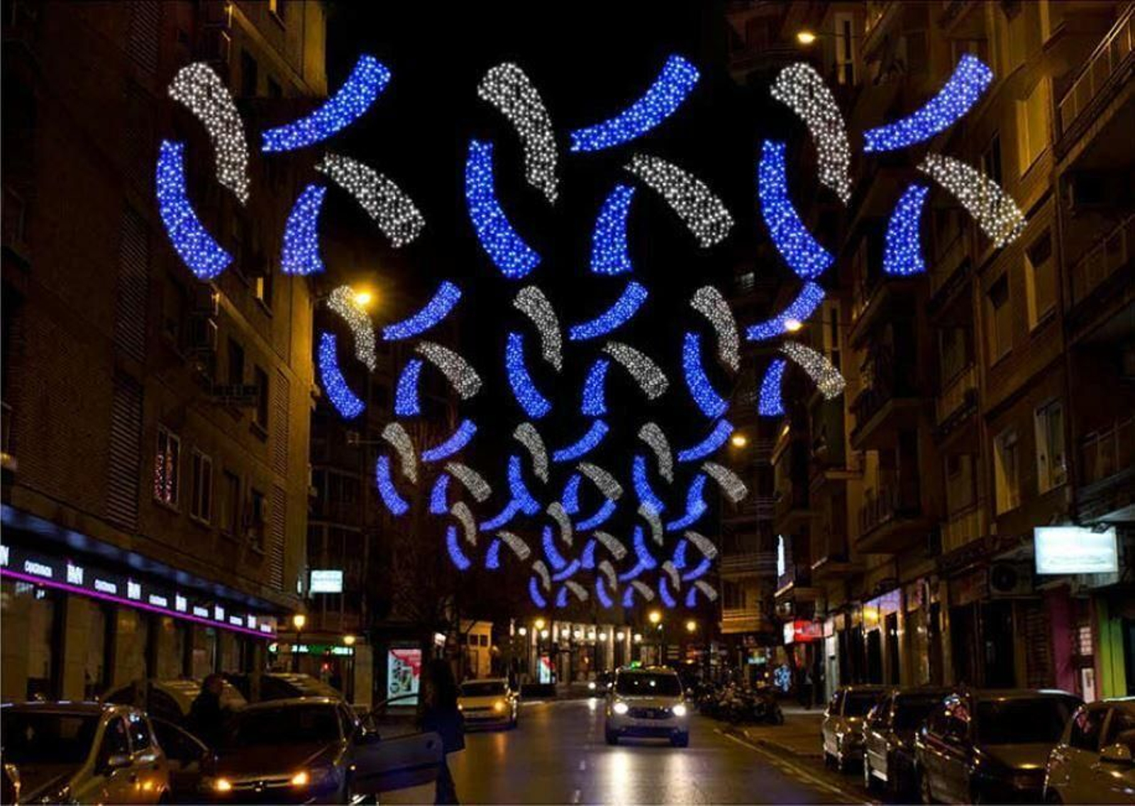 Así son las luces de Navidad en Granada calle a calle