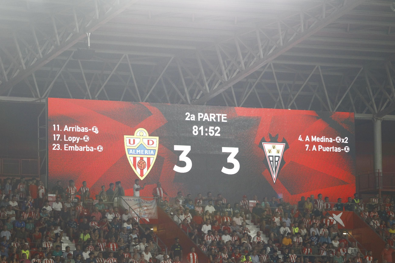 U.D. Almería-Albacete Balompié, en imágenes