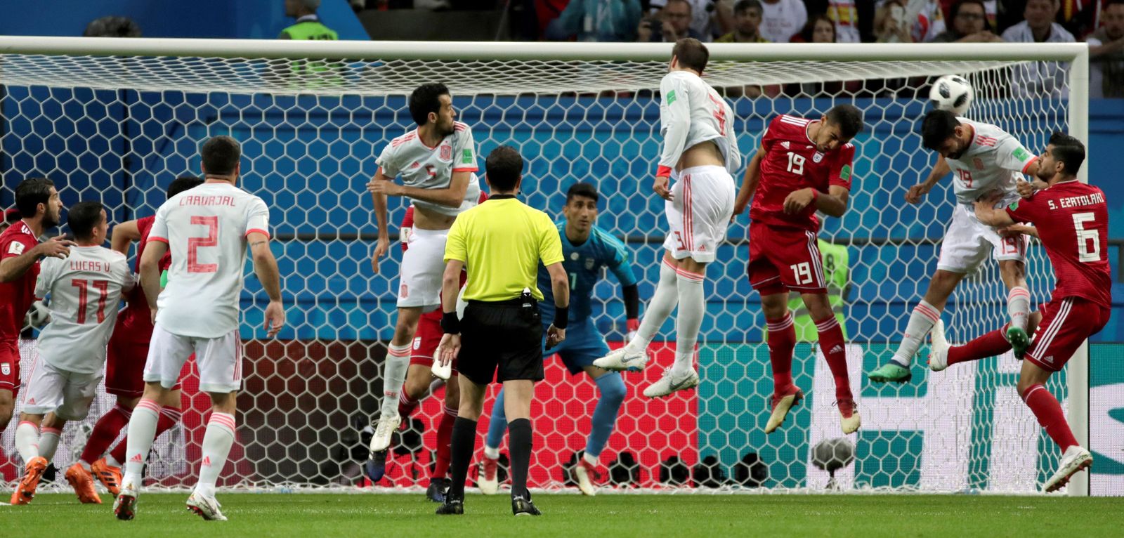 Las imágenes del Irán-España