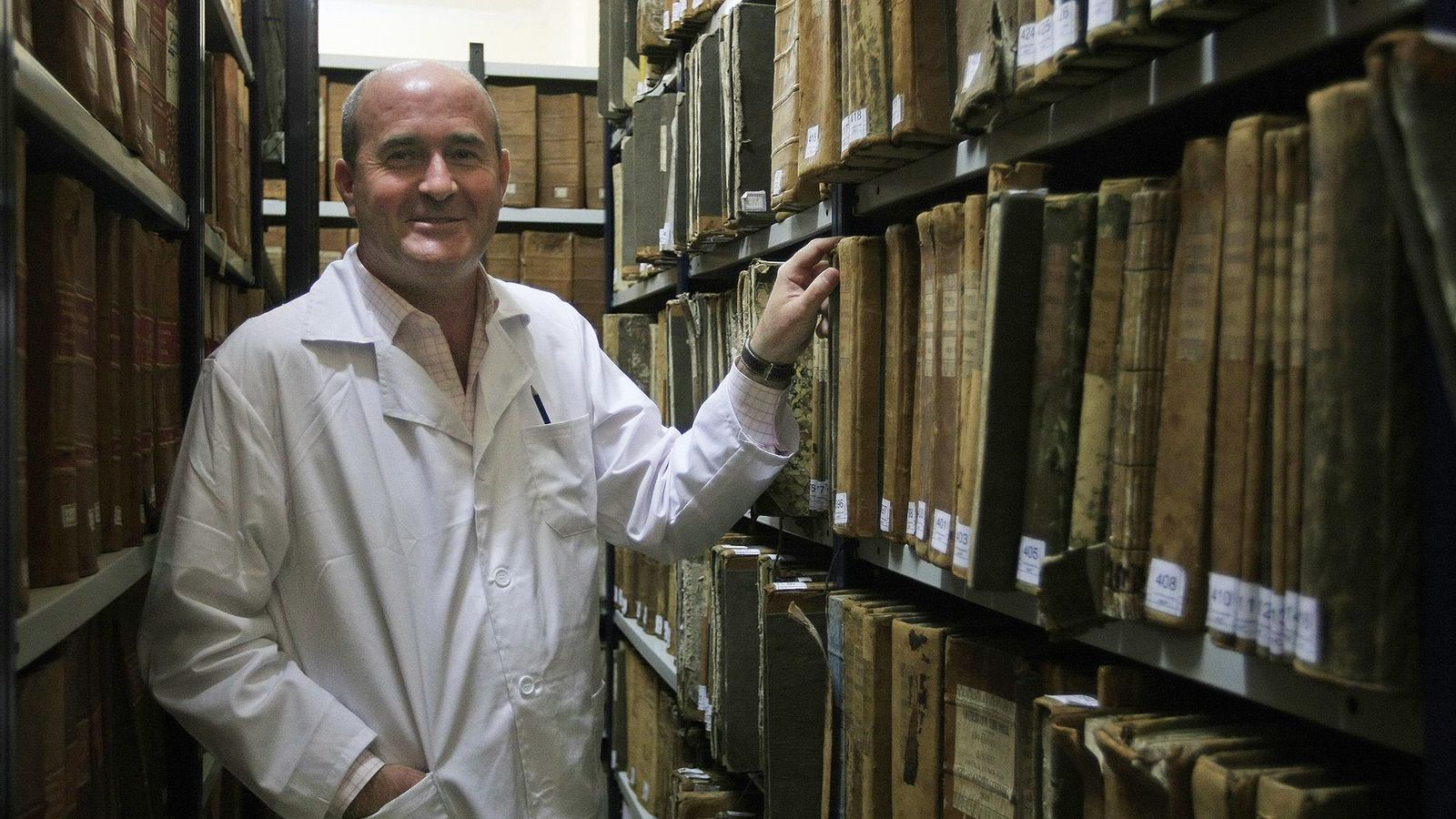 El archivero jerezano Manuel Antonio Barea.