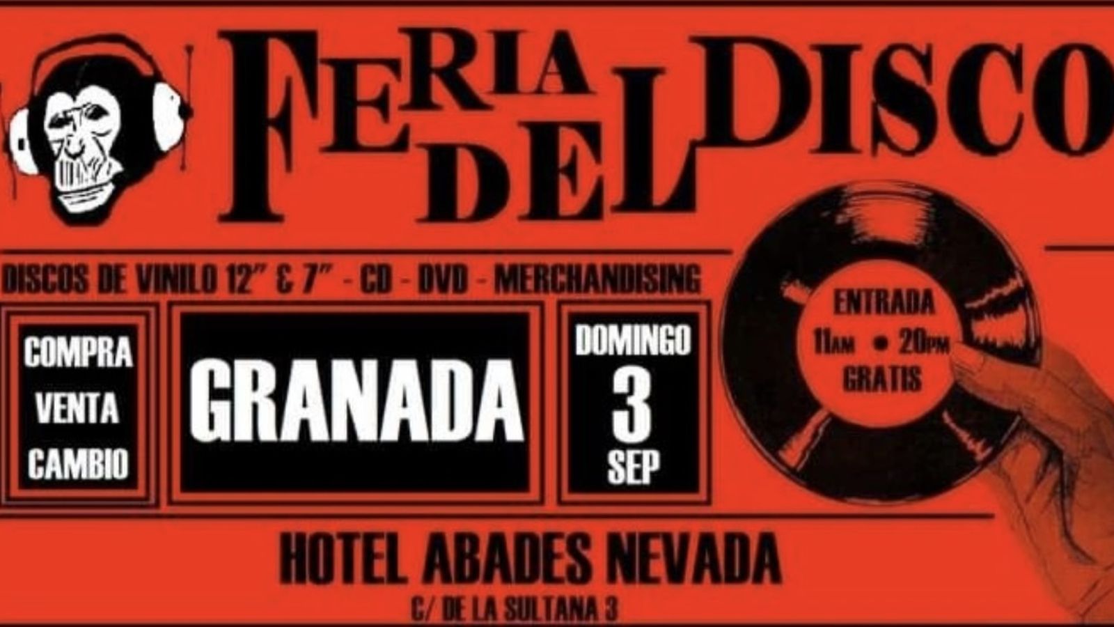 Cartel de la Feria del Disco