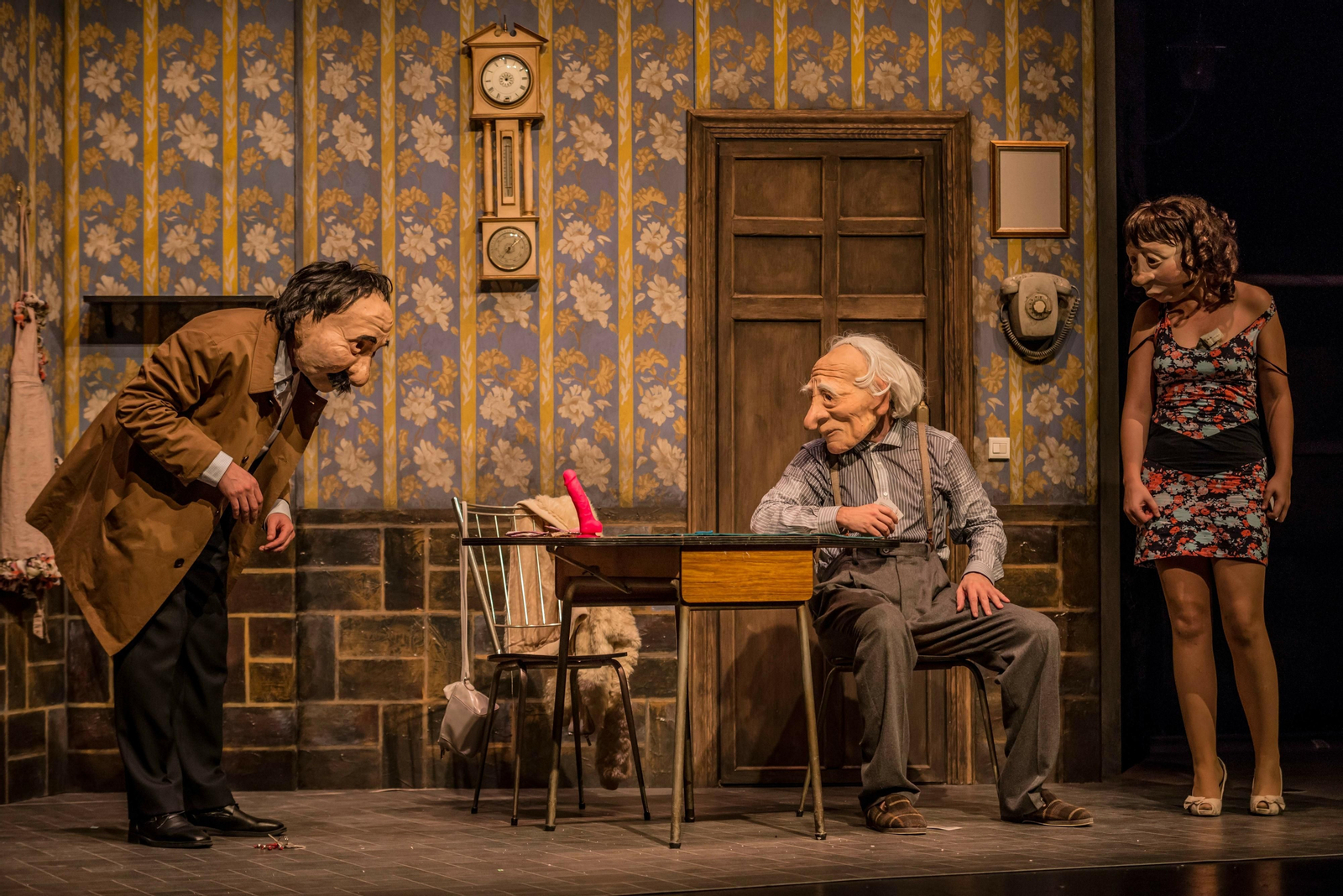 Tres de los maravillosos y tiernos personajes creados por Kulunka Teatro.