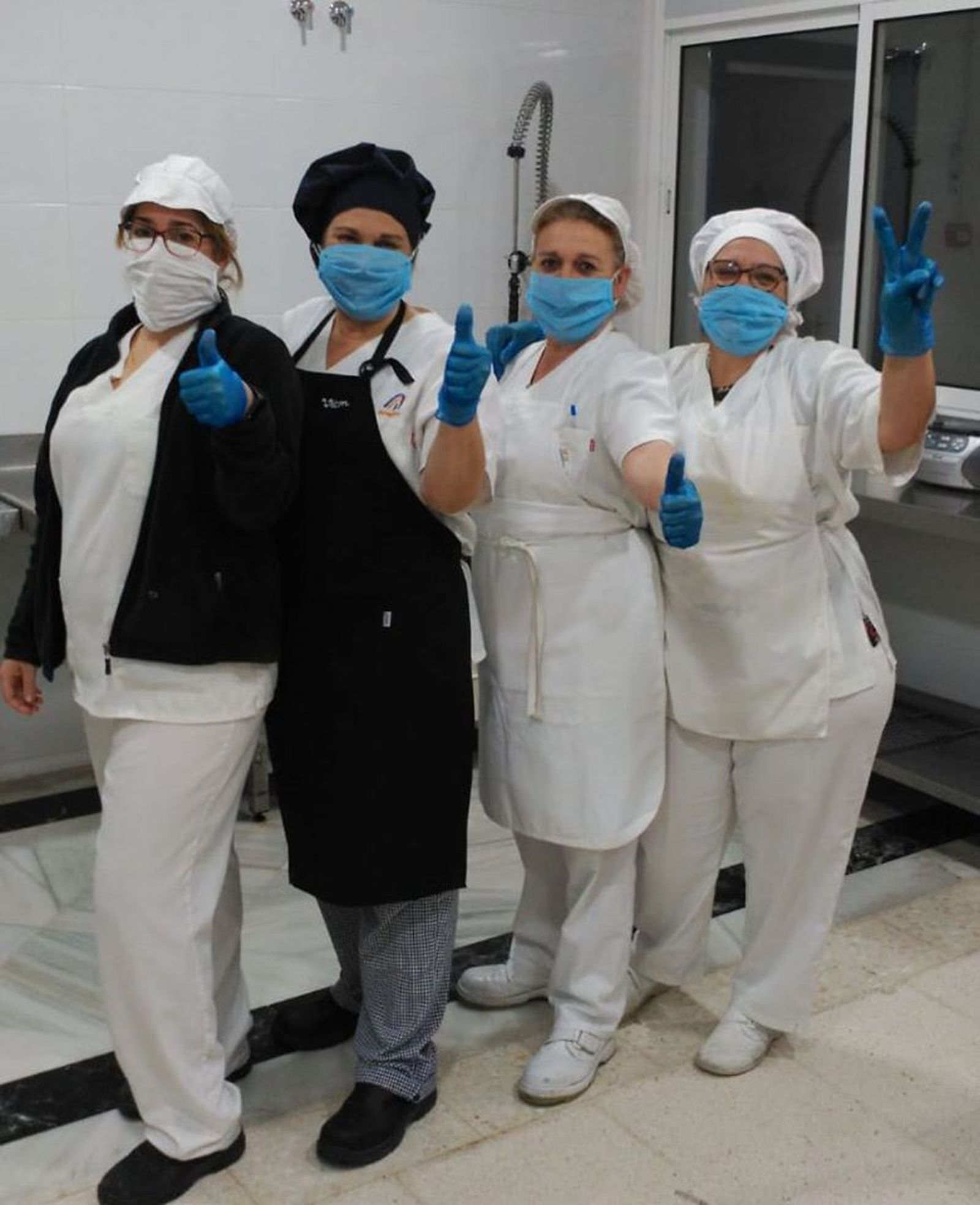 Varias trabajadoras de Afanas.