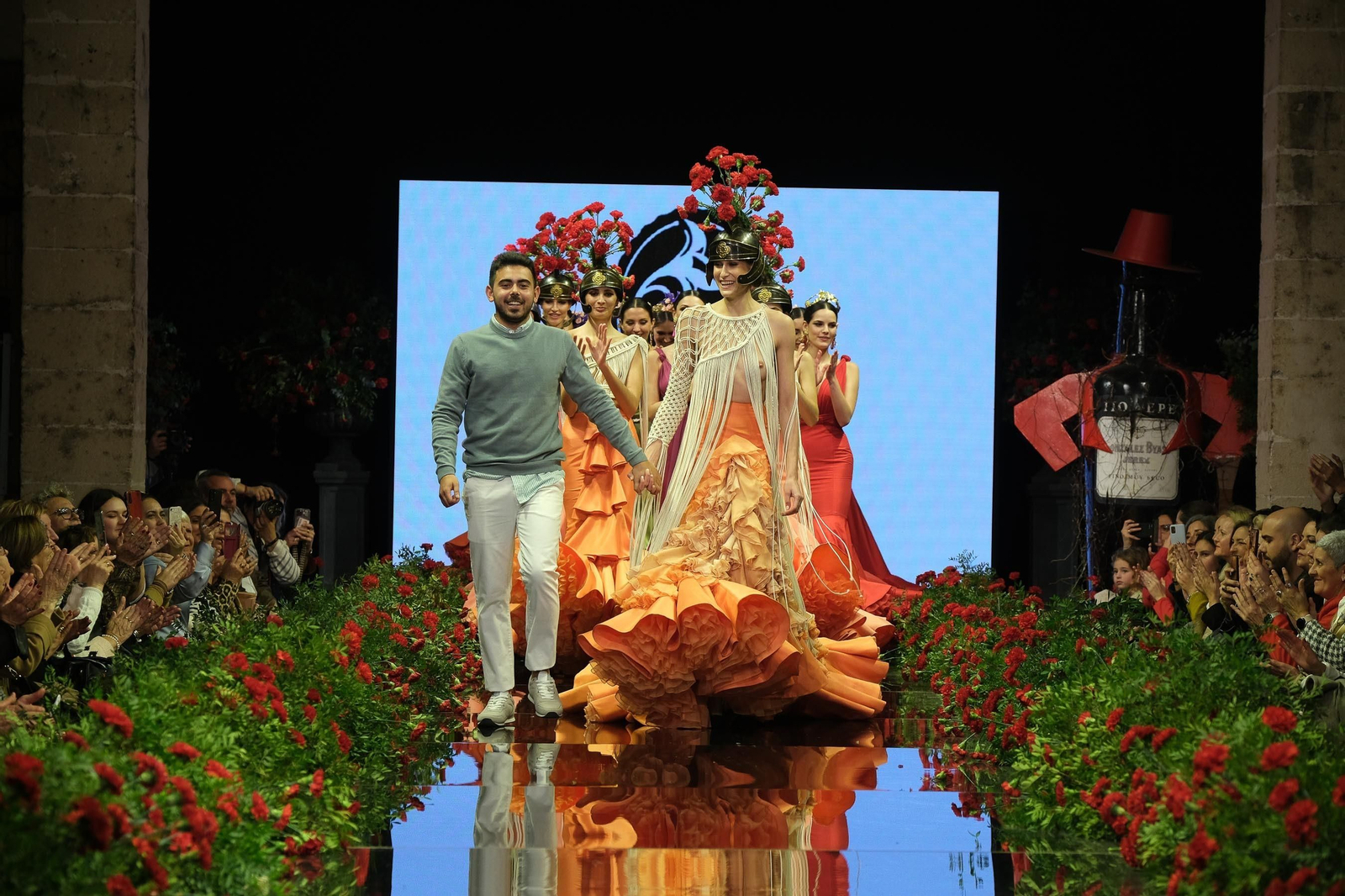 Desfile de Alejandro Andana en la Pasarela Flamenca Jerez Tío Pepe 2023