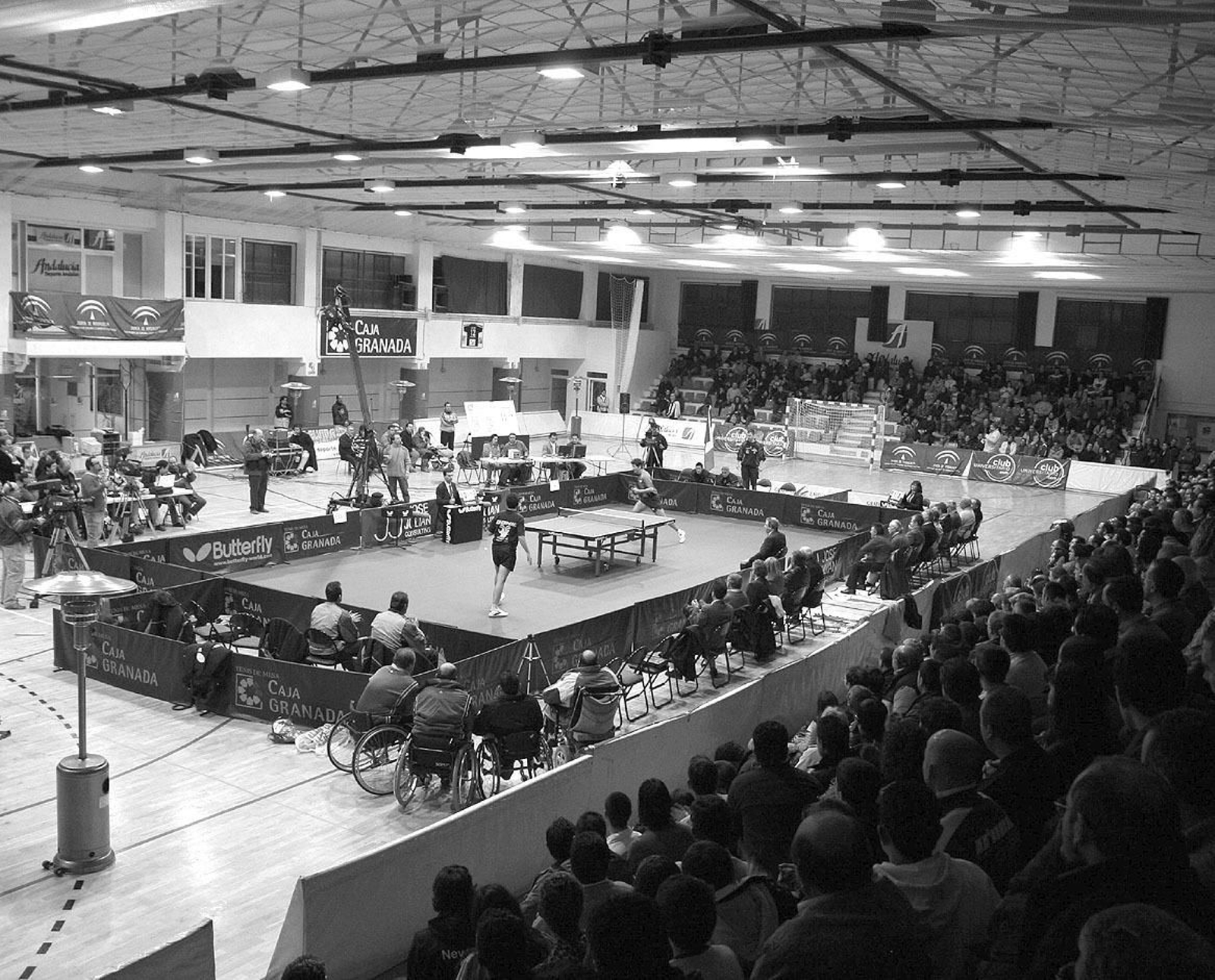 Así lucía en Champions Fuentenueva, el recinto granadino que más partidos de competición europea ha acogido