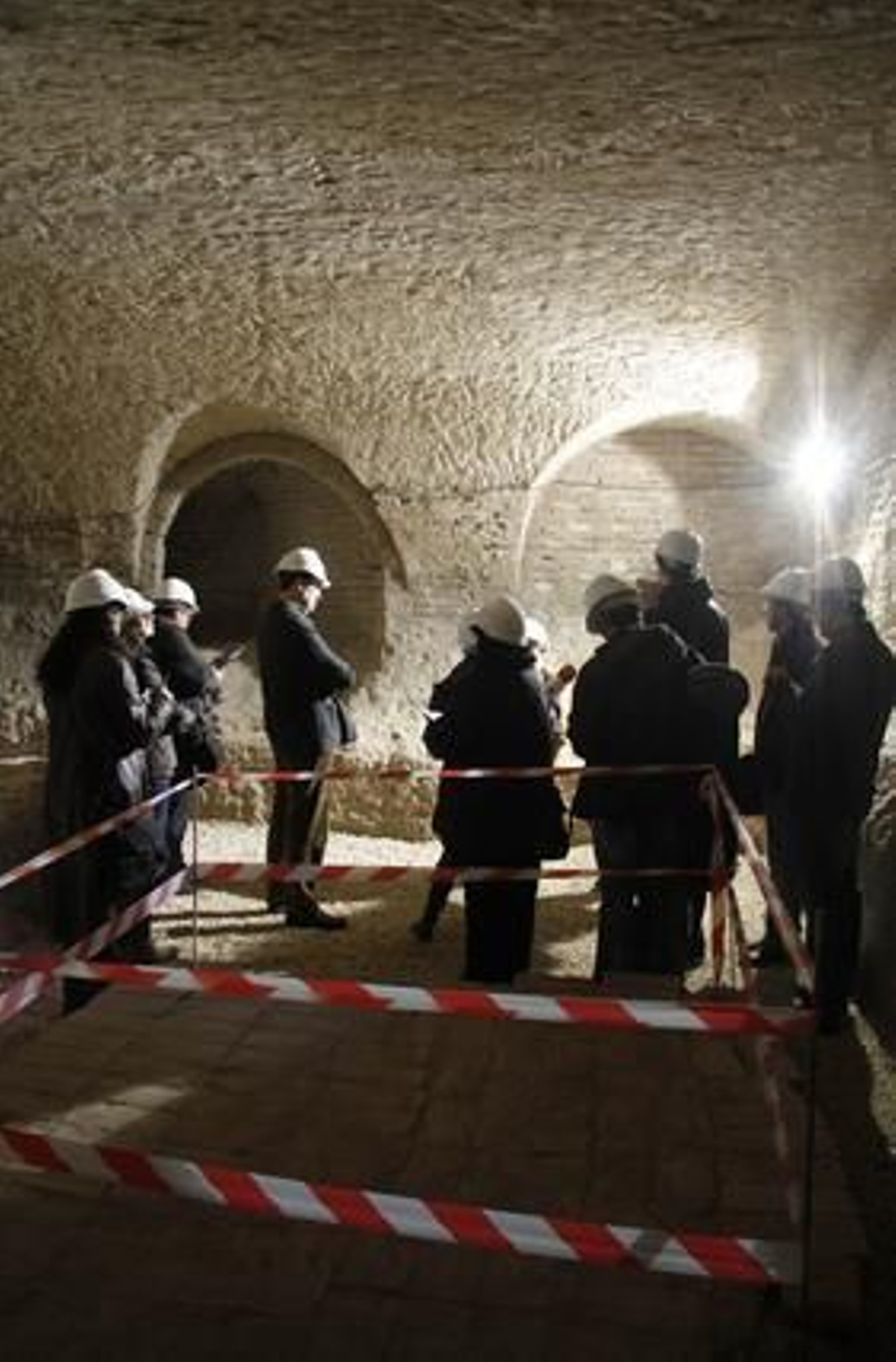Visita a las obras de restauración de la iglesia de San Luis de los Franceses.

Foto: Victoria Hidalgo