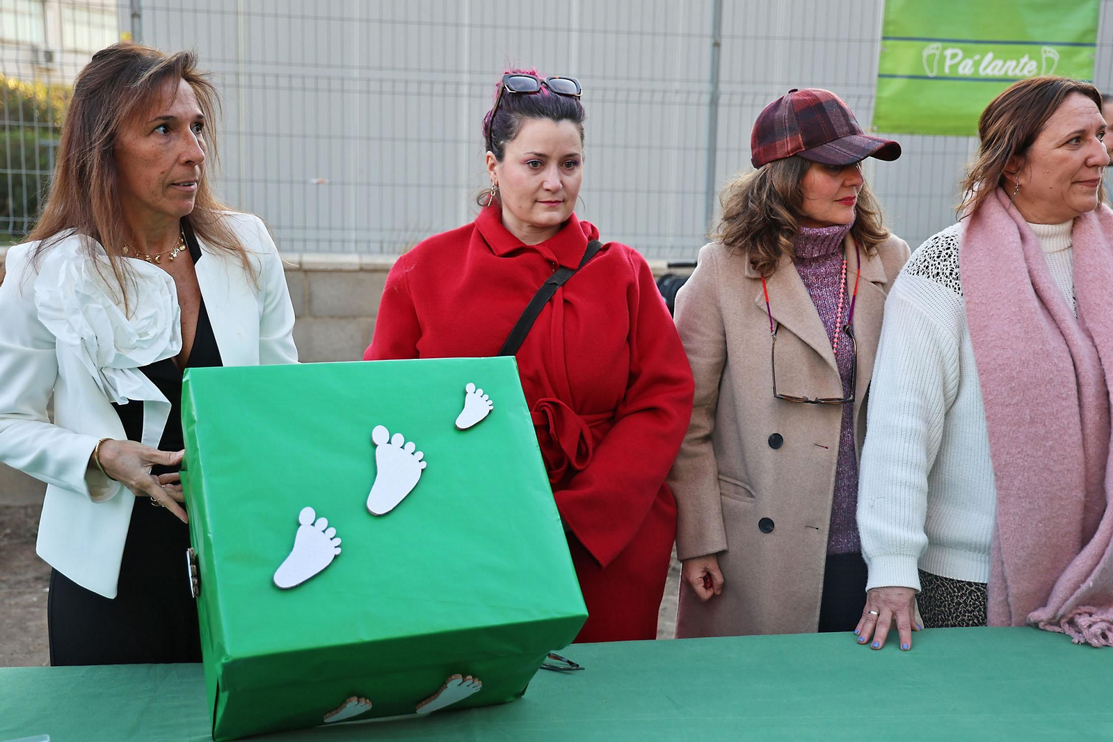Imágenes del acto de colocación primera piedra del futuro Centro Polivalente de la Fundación Laberinto