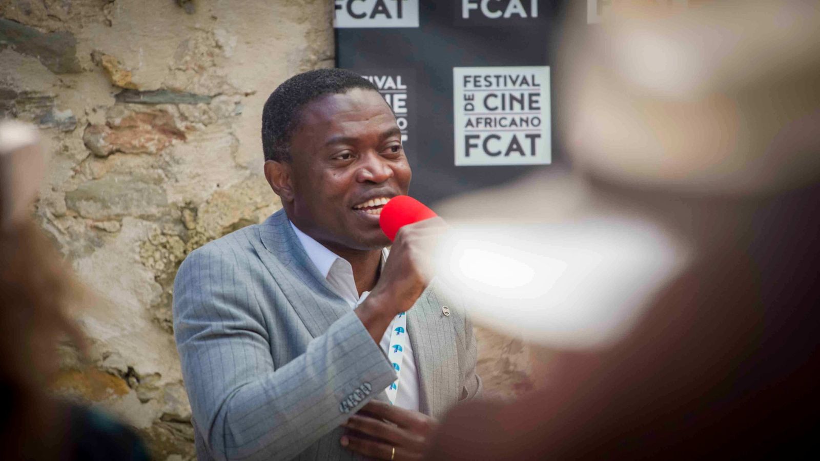 David Bingbong, director del Les Voyagerus, durante su charla en el FCAT.