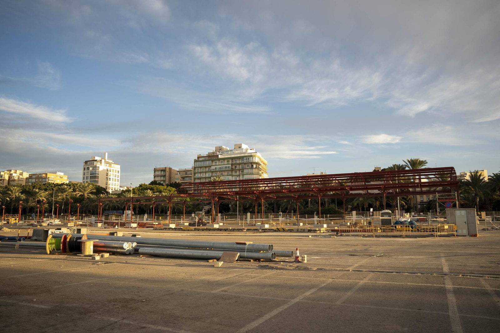 En imágenes las obras del Puerto Ciudad de Almería
