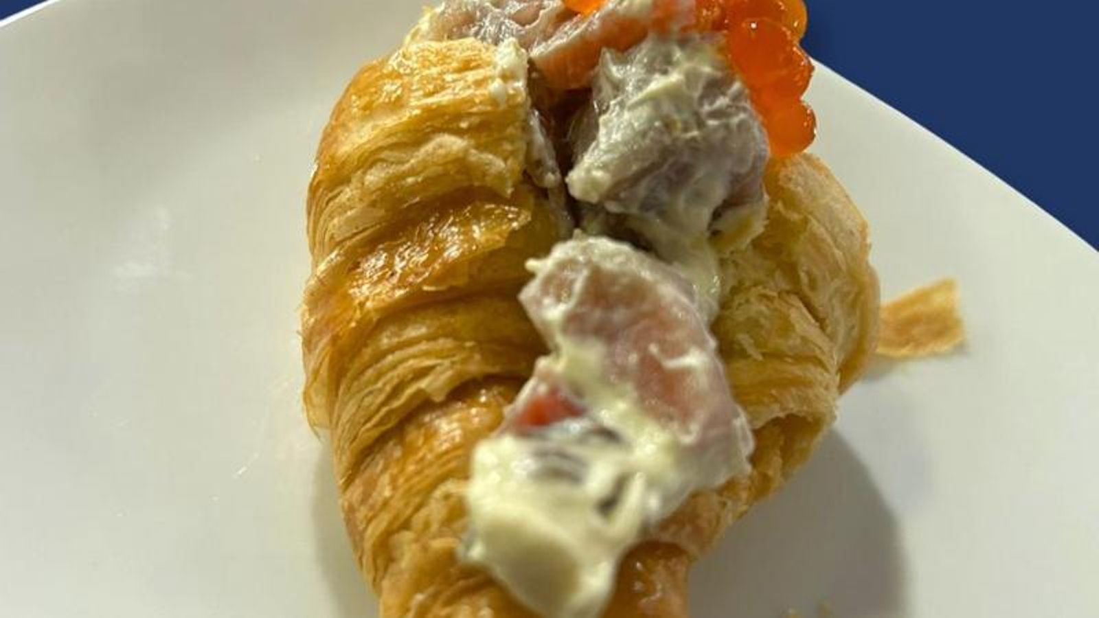 Croissant de tartar de atún de Los Chopos Croissant de tartar de atún de Los Chopos