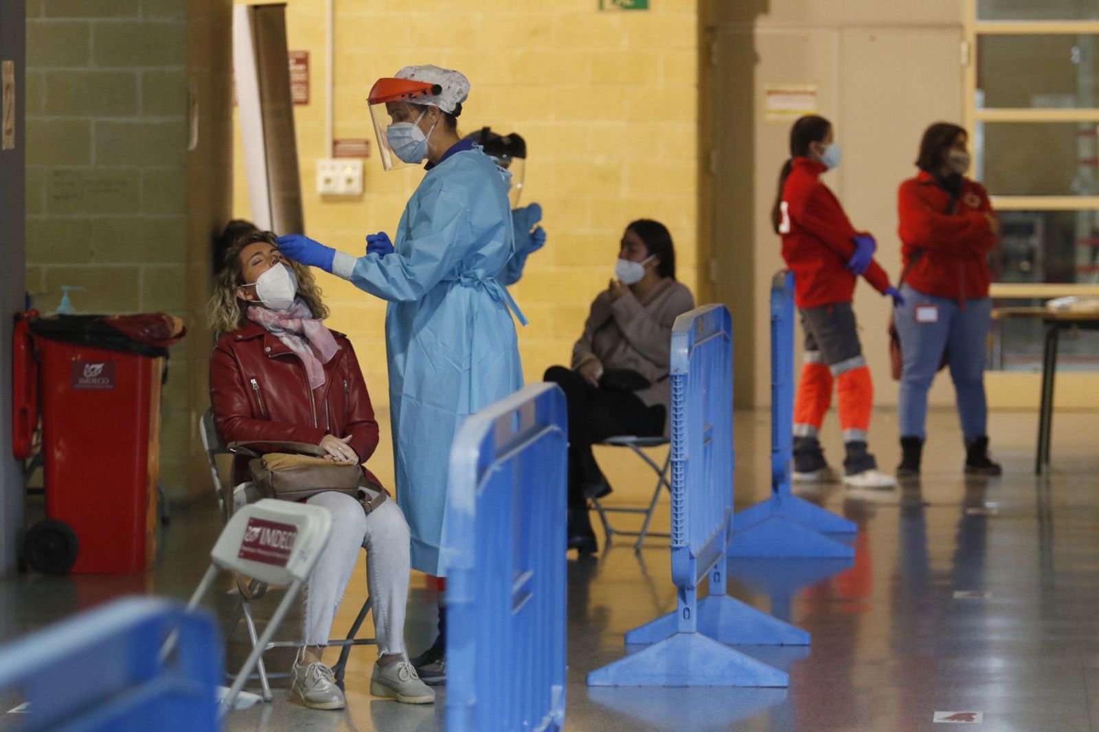 Las fotos del cribado en Vista Alegre