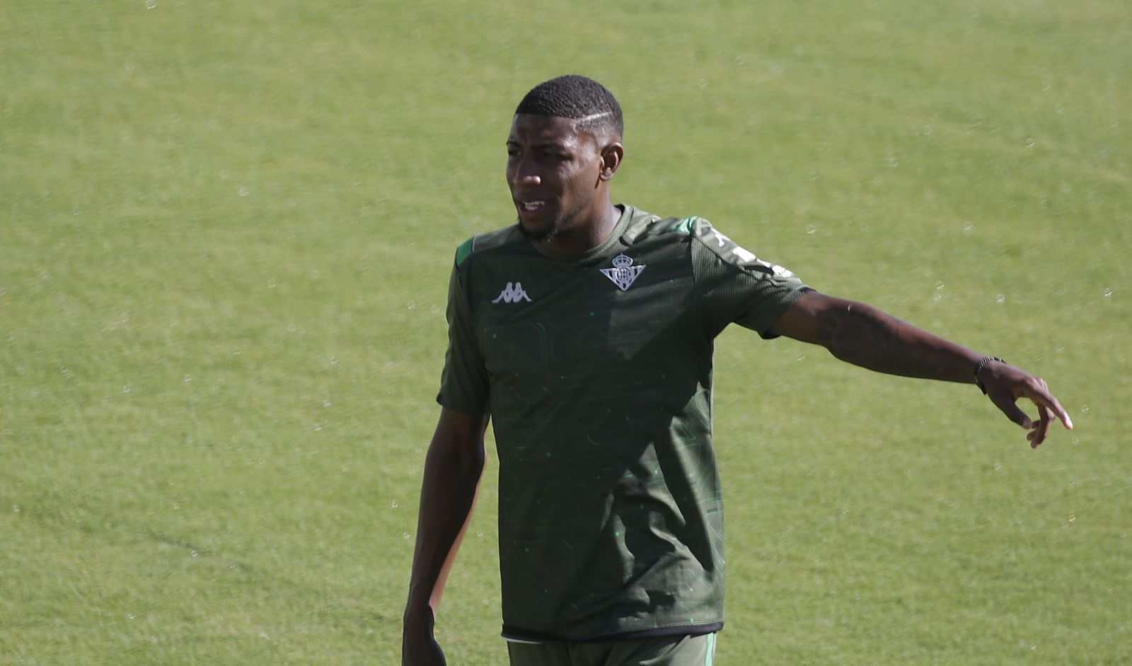 Emerson, durante un entrenamiento en la ciudad deportiva Luis del Sol.