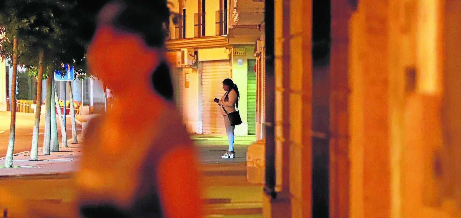 Prostitutas en una calle de Algeciras