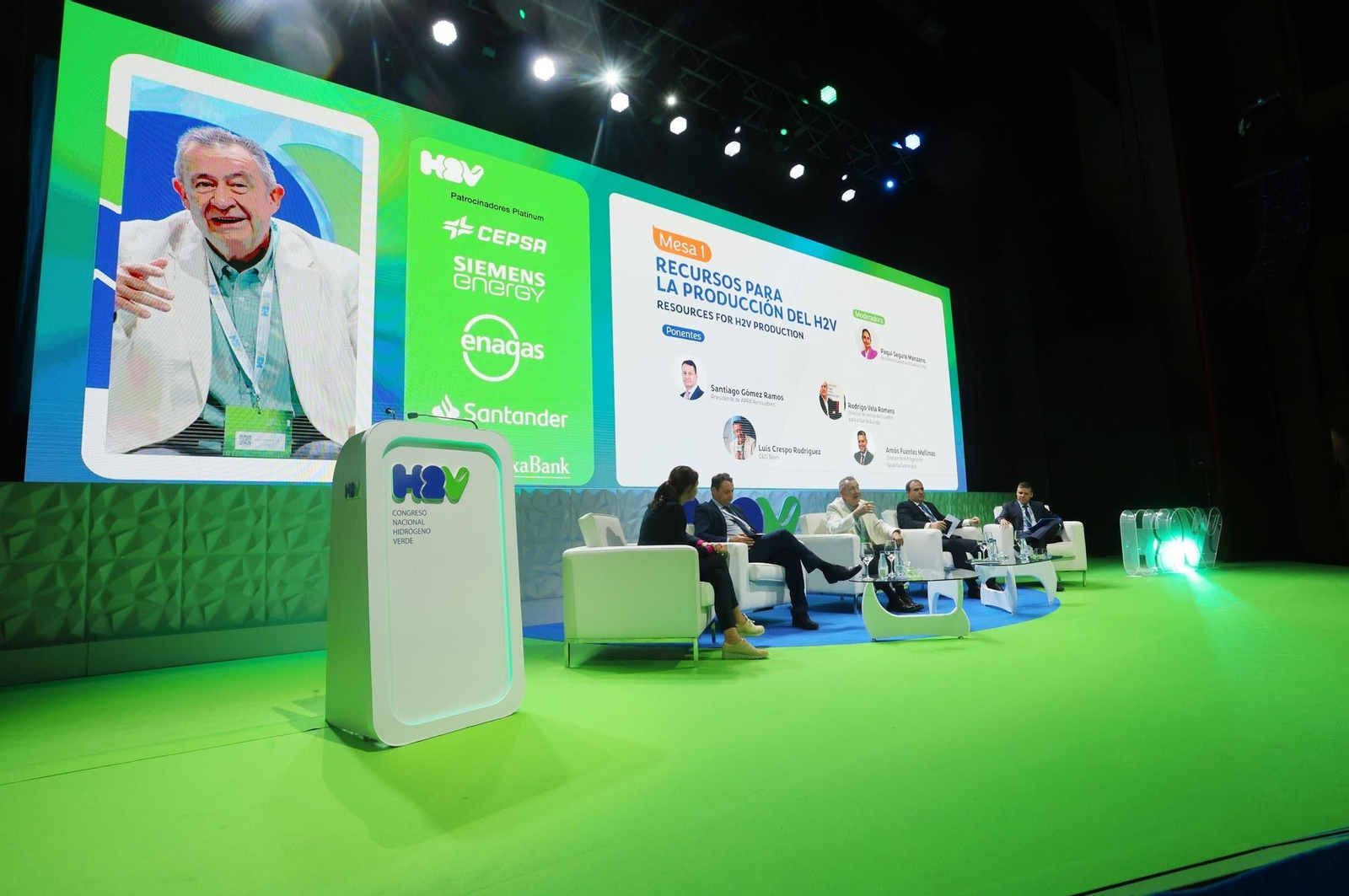 Imágenes del I Congreso Nacional de Hidrógeno Verde H2V celebrado en Huelva