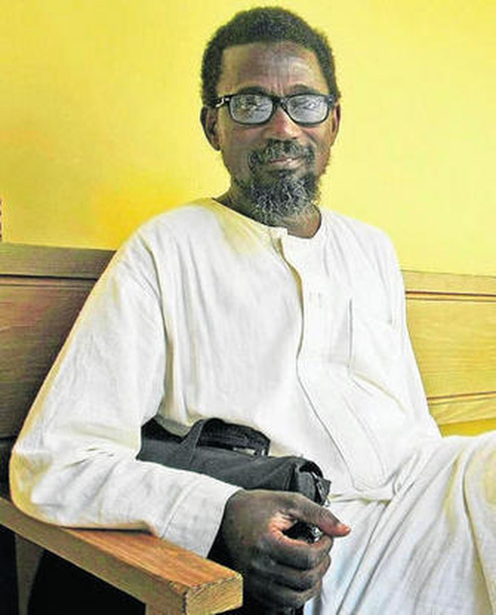 Ismael Diadié, en el Ayuntamiento, durante una de sus visitas a Jerez.