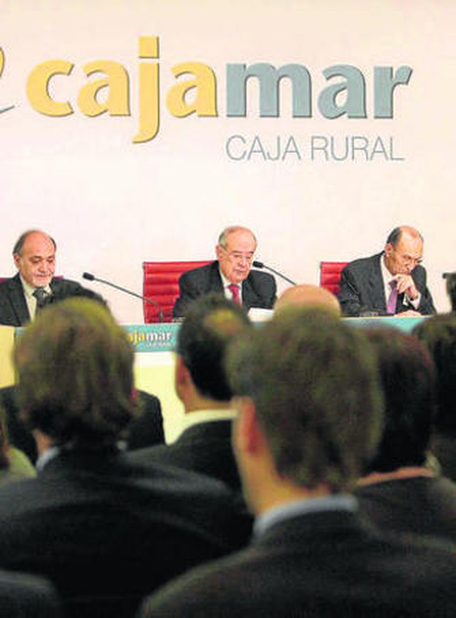 La asamblea de Cajamar, reunida ayer en Almería.