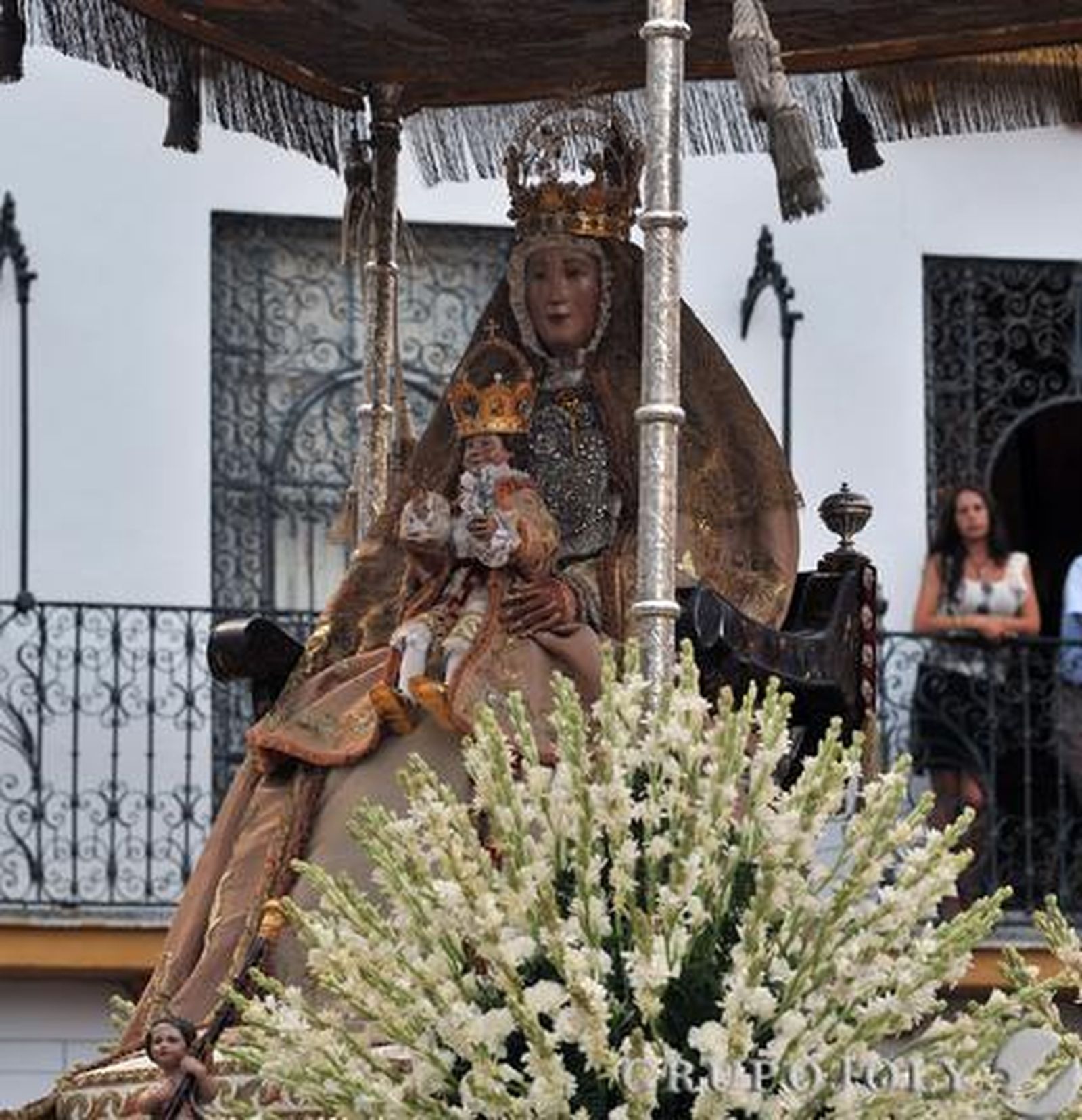 Una imagen de la Patrona. 

Foto: Juan Carlos Vázquez